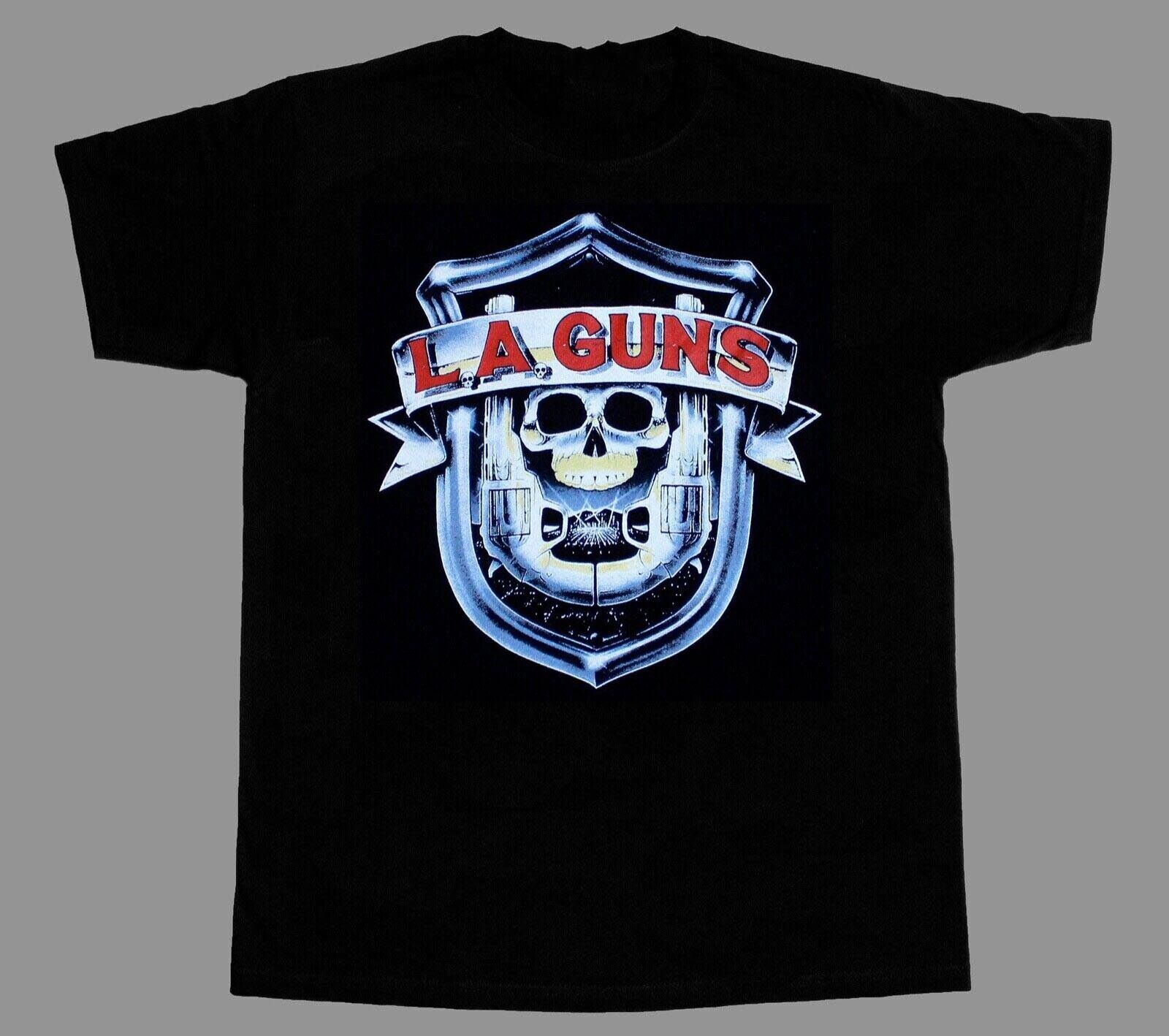 L.A. Guns Music Band Cotton Black Full Size Men Women T Shirt gallery