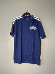 adidas Men’s Collegiate Script Graphic T-Shirt, Dark Blue, Medium/Tall