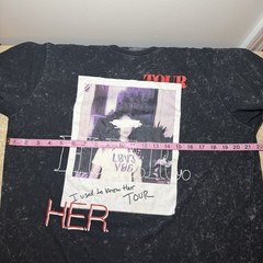 H.E.R. “I used to know Her” Tour Graphic Tee Size XL Black/Graphite