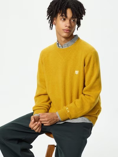 PSL KAWS WINTER x UNIQLO Lambswool Crewneck Sweater 4 colors New Japan 2025 gallery