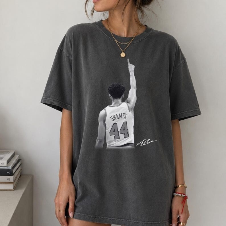 Vintage 90s Landry Shamet Graphic Tee, Retro Basketball Game Day Shirt gallery
