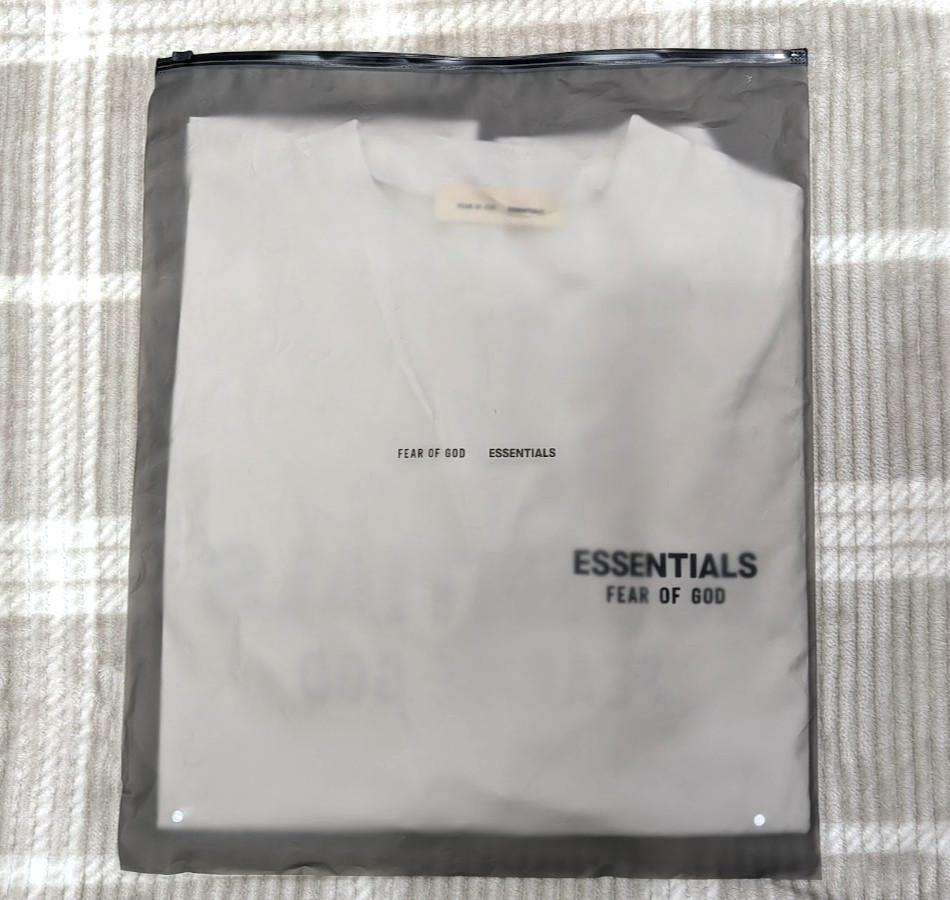 Fear of God Essentials Classic Tee 'Bright White' S Size Oversized T-Shirt NWT gallery