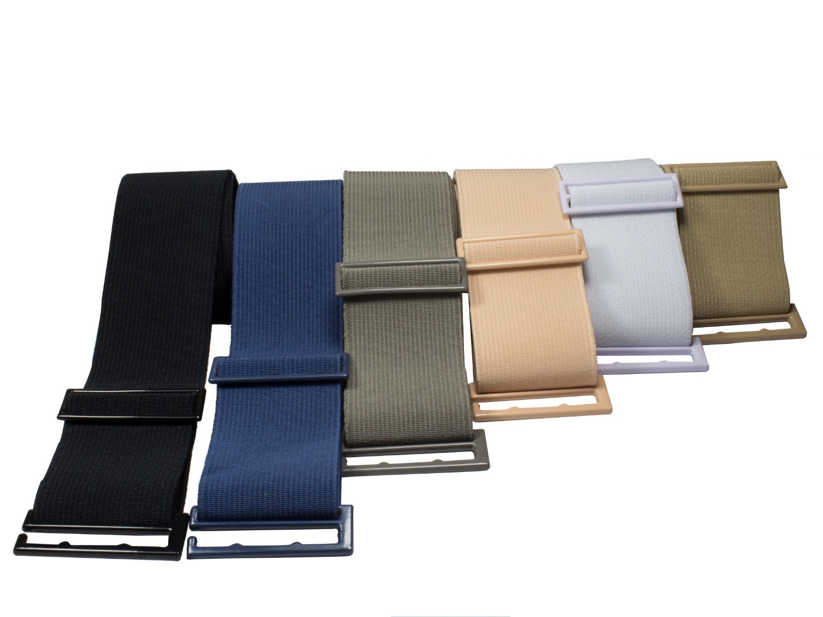 Lady Invisible Belt – Web Canvas Elastic Adjustable Skinny No Show Belt