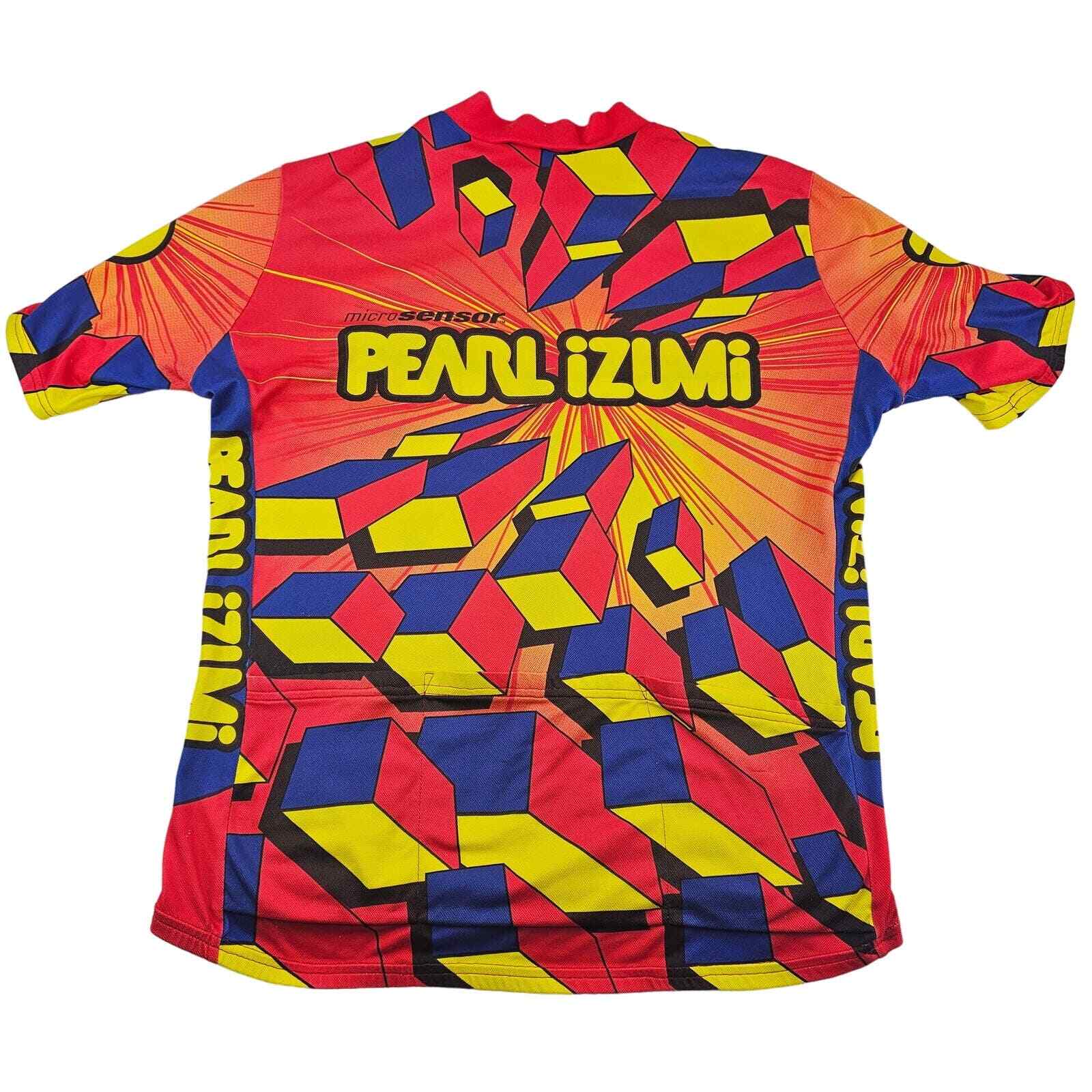 Pearl Izumi Micro Sensor Multi Colored Men's Cycling Jersey Size Large gallery