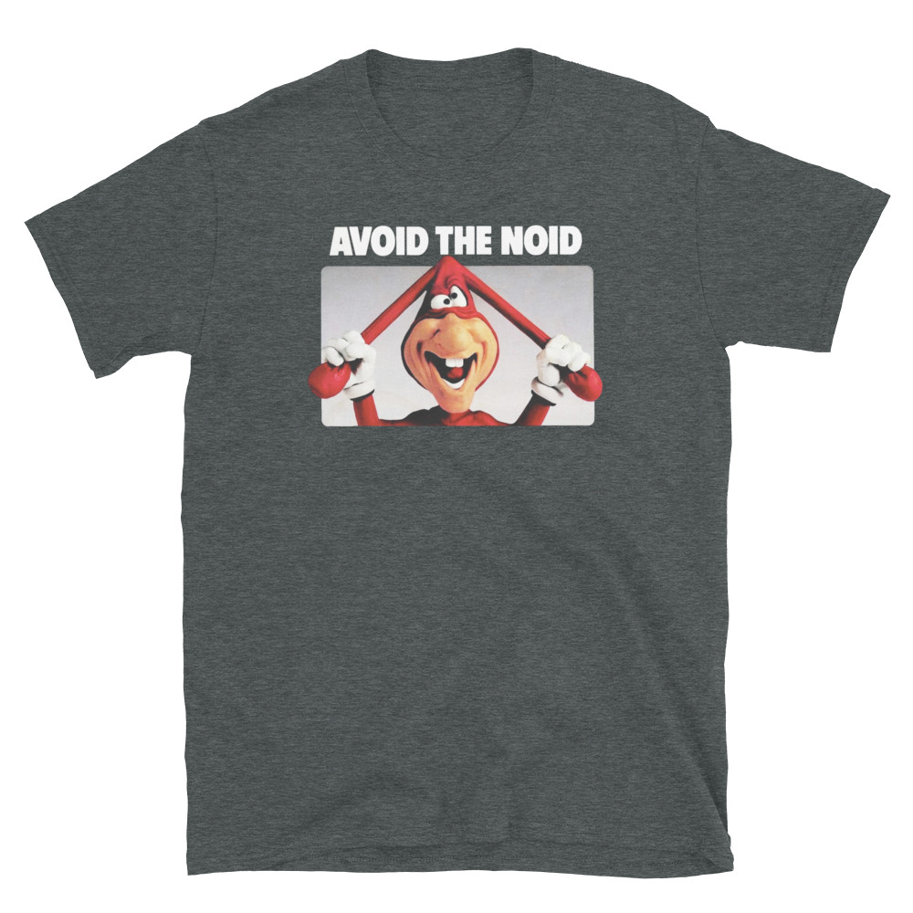 Avoid the Noid, 1980s, Classic, Dominoes Pizza, Printed T-shirt gallery