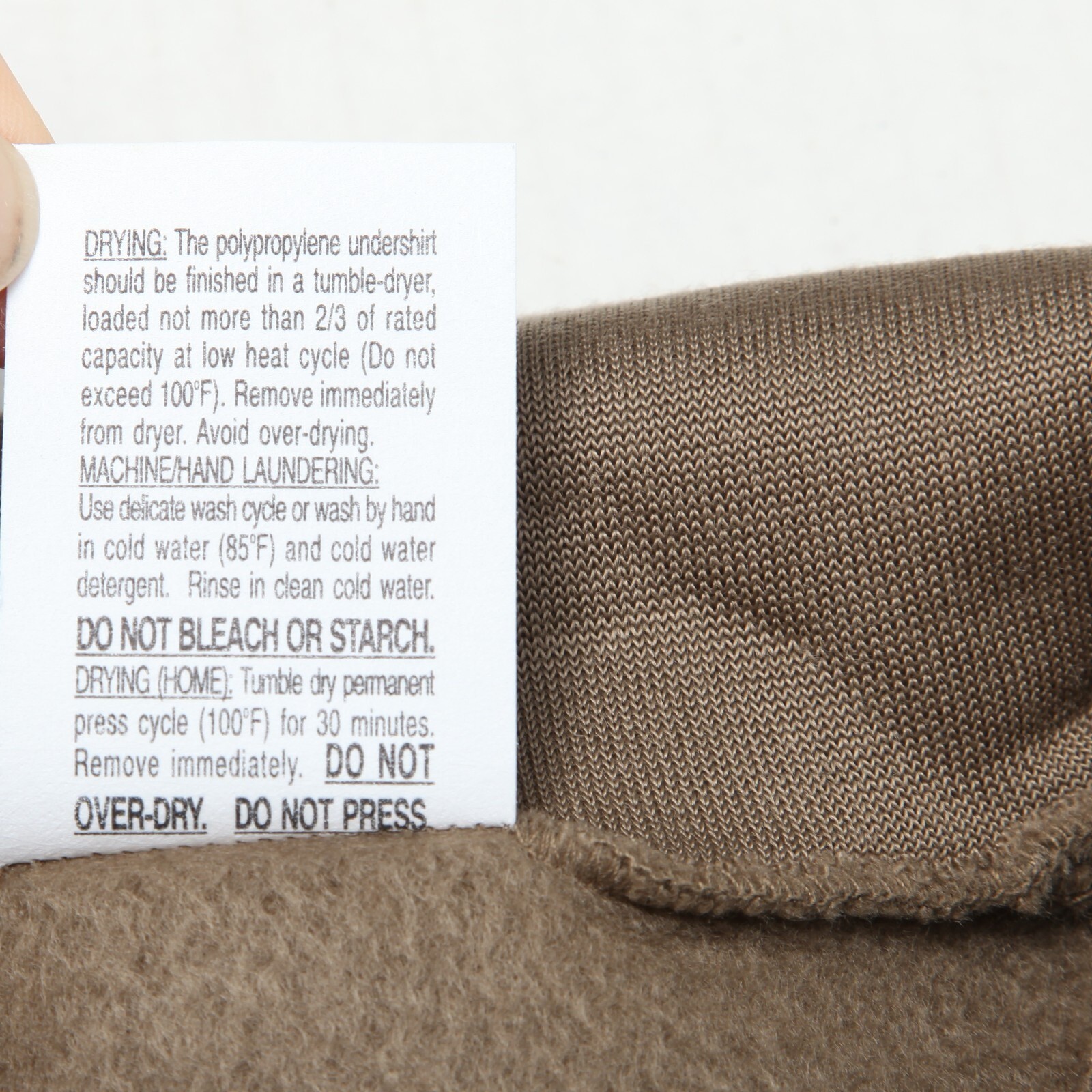 Sekri Industries Cold Weather Undershirt Men Medium Brown 1/4 Zip Fleece Lined gallery