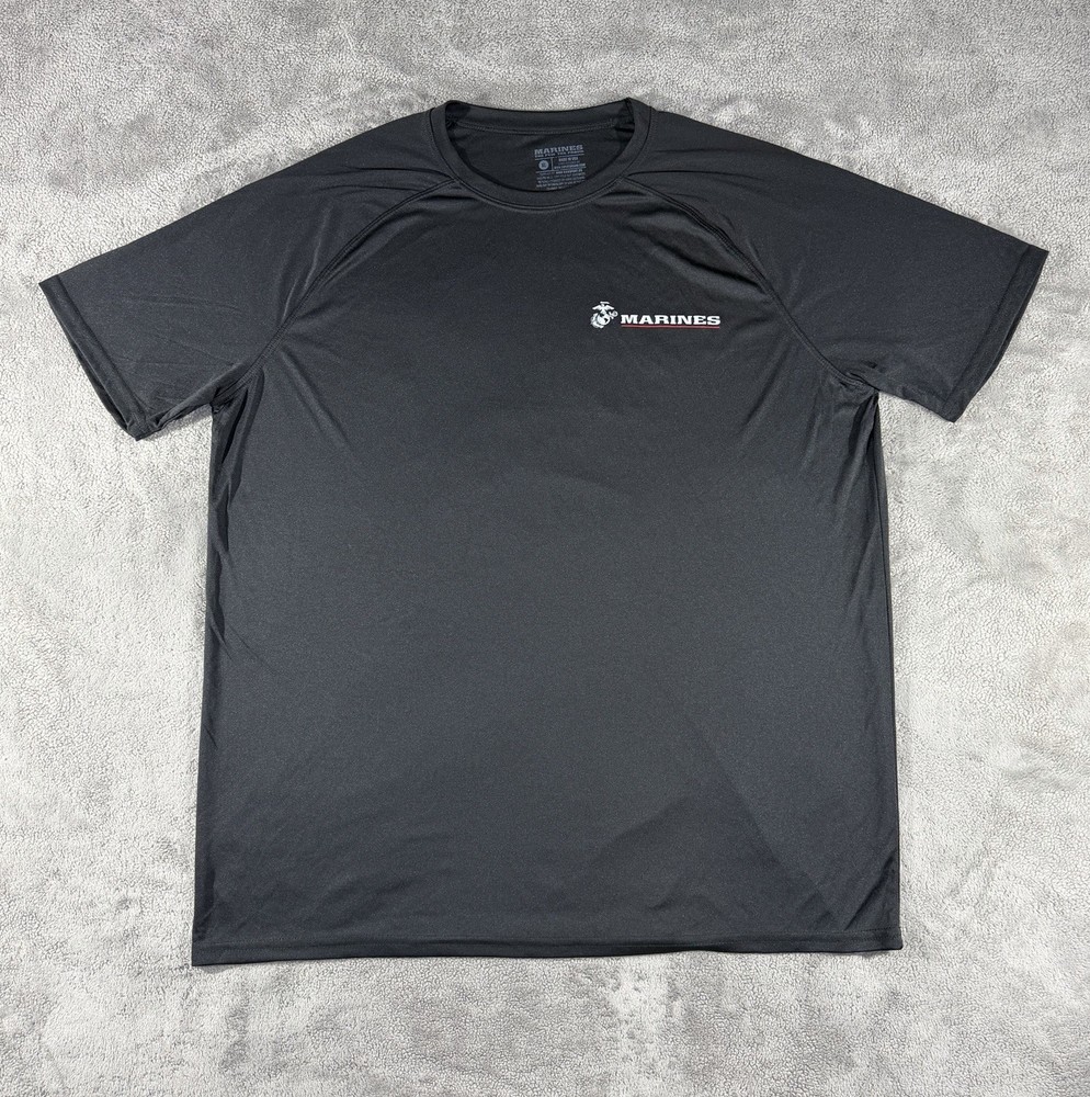 US Marines Men’s Black ‘Pain Is Weakness Leaving The Body’ Performance Tee, XL