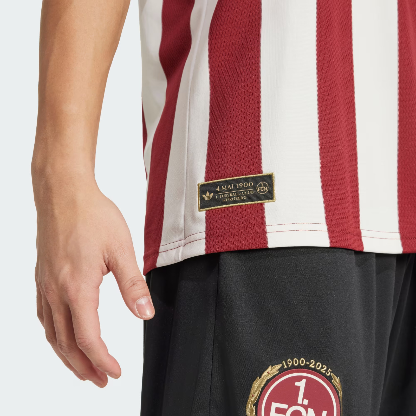 adidas 1. FC Nurnberg Anniversary JG6350 Noble Maroon/Chalk White Unisex Jersey gallery