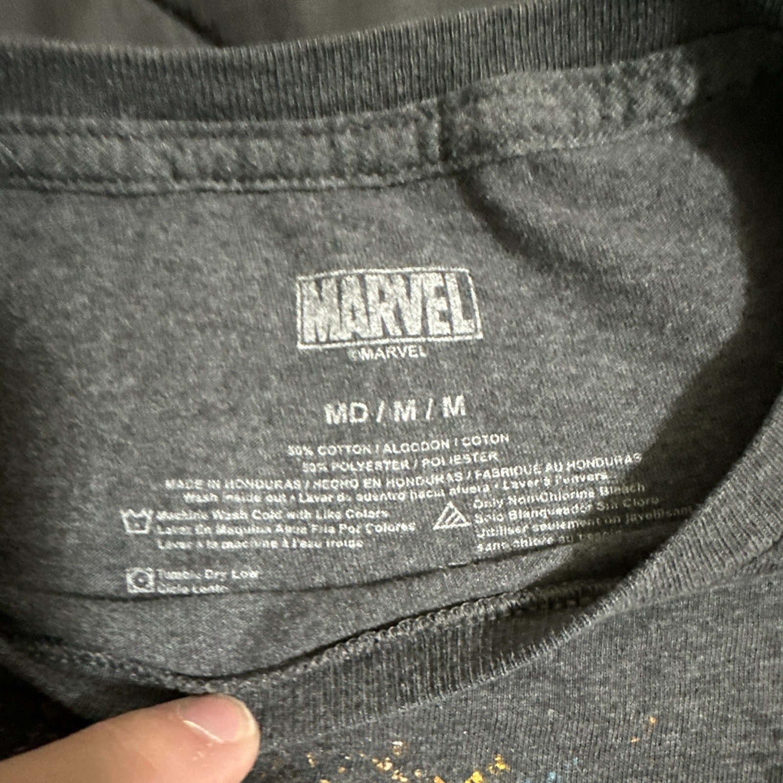 Marvel Men's Gray Marvel Universe Graphic Logo T-Shirt Crew Neck Short Sleeve M gallery