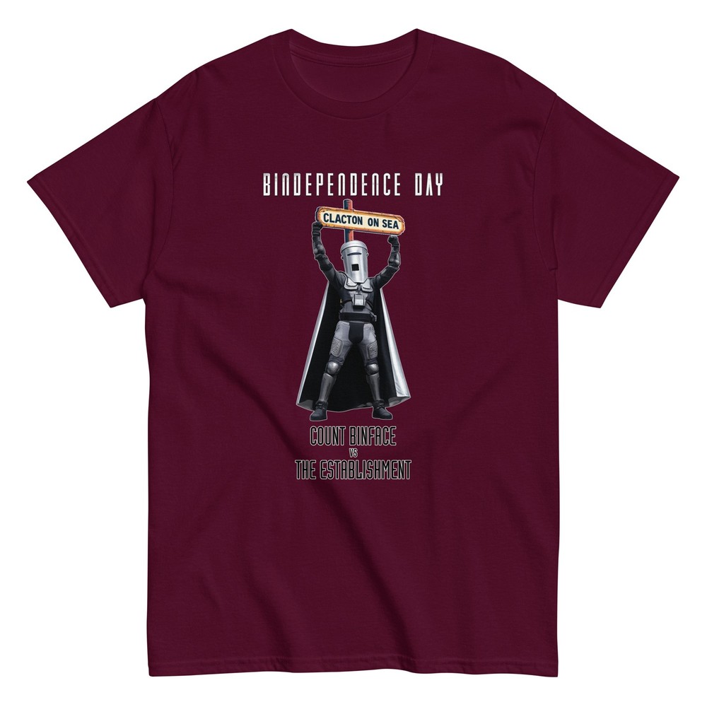 Bindependence Day Count Binface v Farage Clacton Funny Cool T-Shirt – 15 Colours