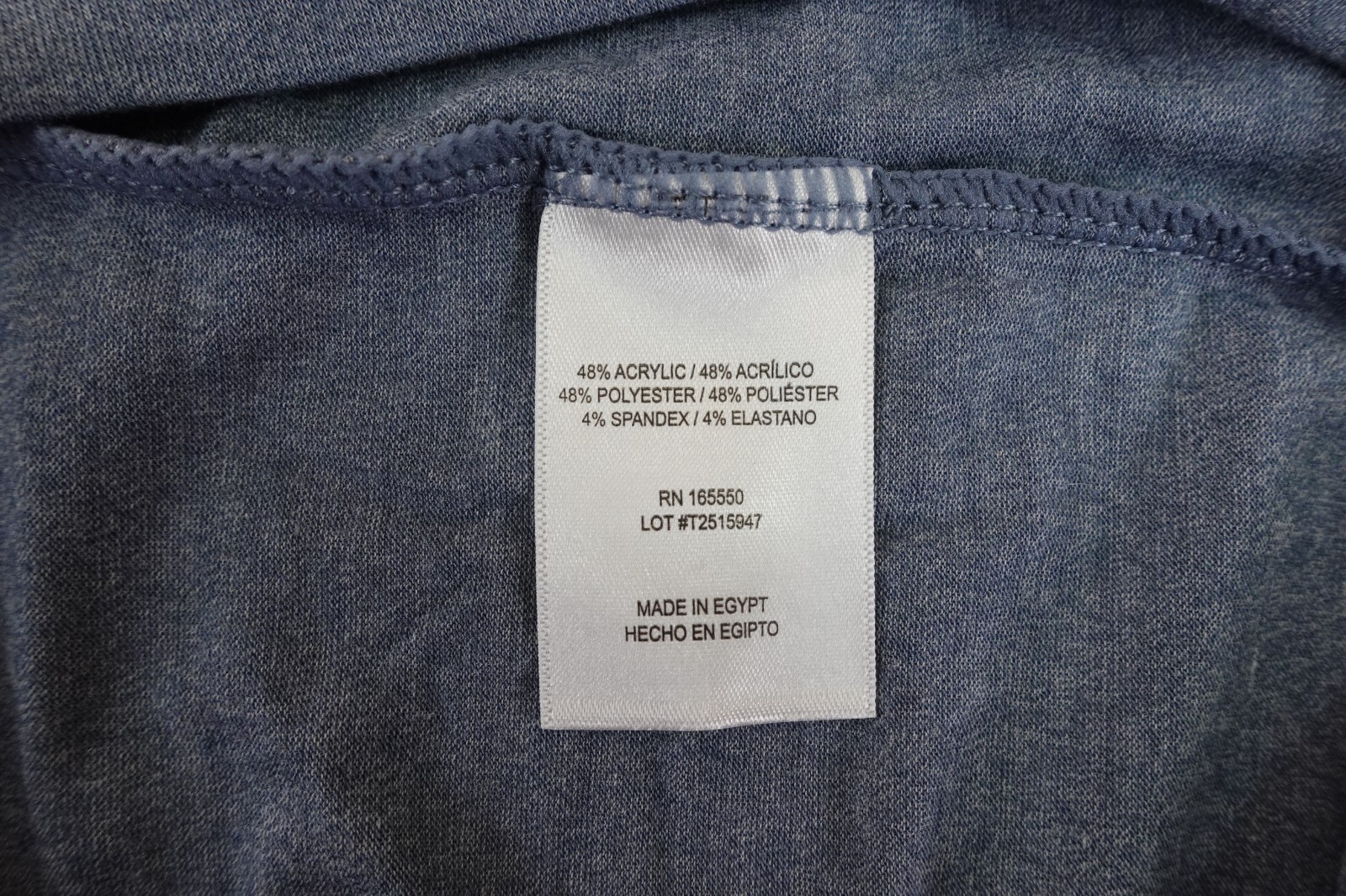 32 Degrees Heat Mens Size Small Blue Heather Long Sleeve Crew Neck Tee New gallery
