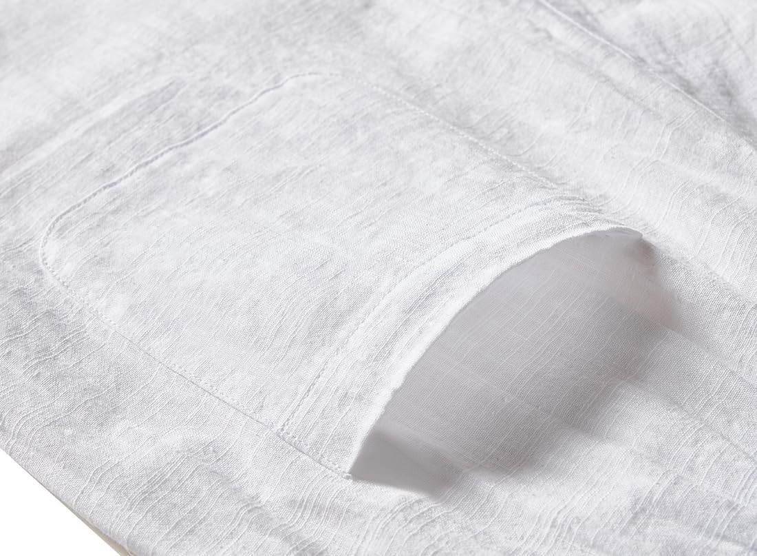 Mens Lightweight Cotton Linen Pants Casual Trousers Drawstring Beach Pockets gallery