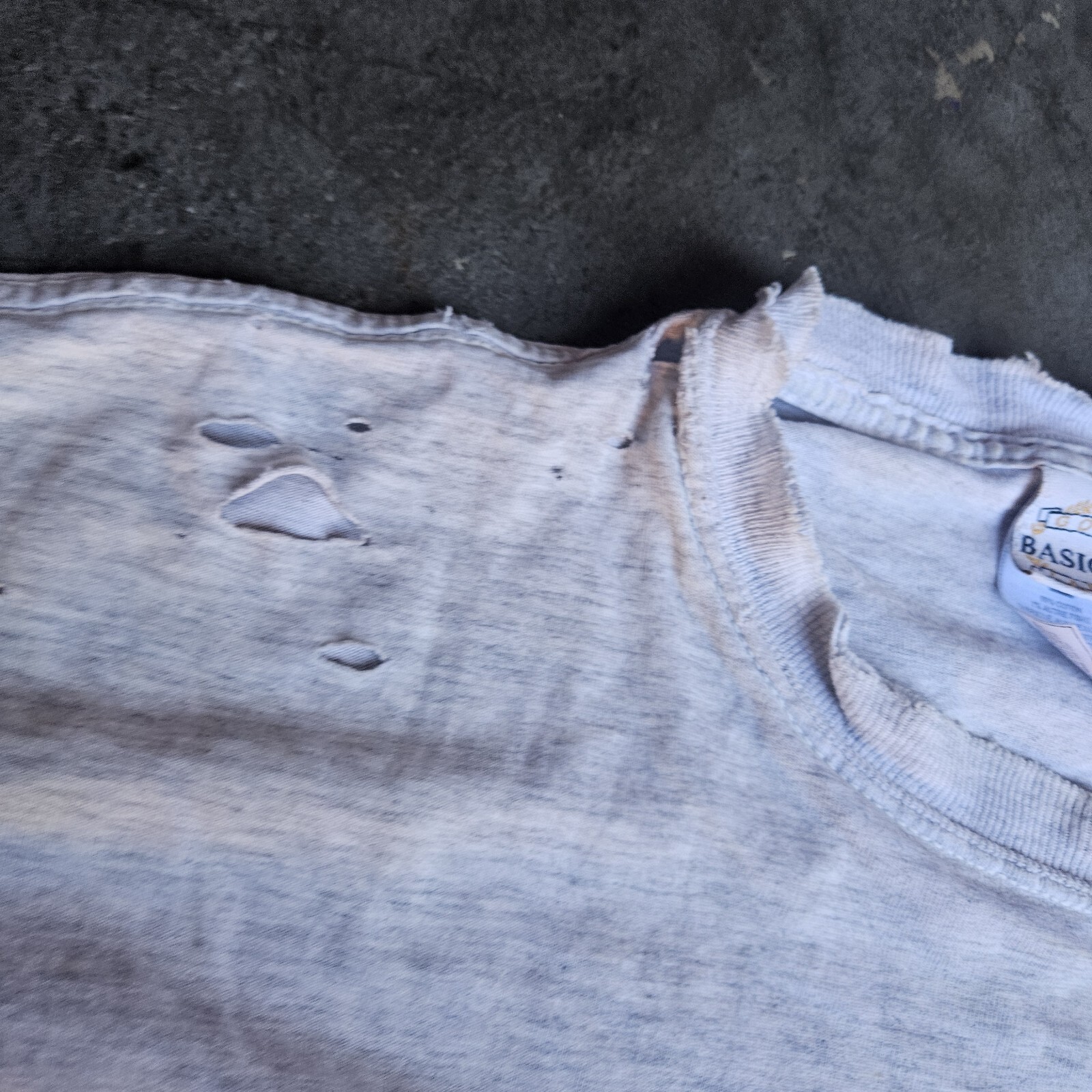 CHEVRON faded And Distressed Y2k Vtg Vintage Tee T-Shirt Sz XL gallery