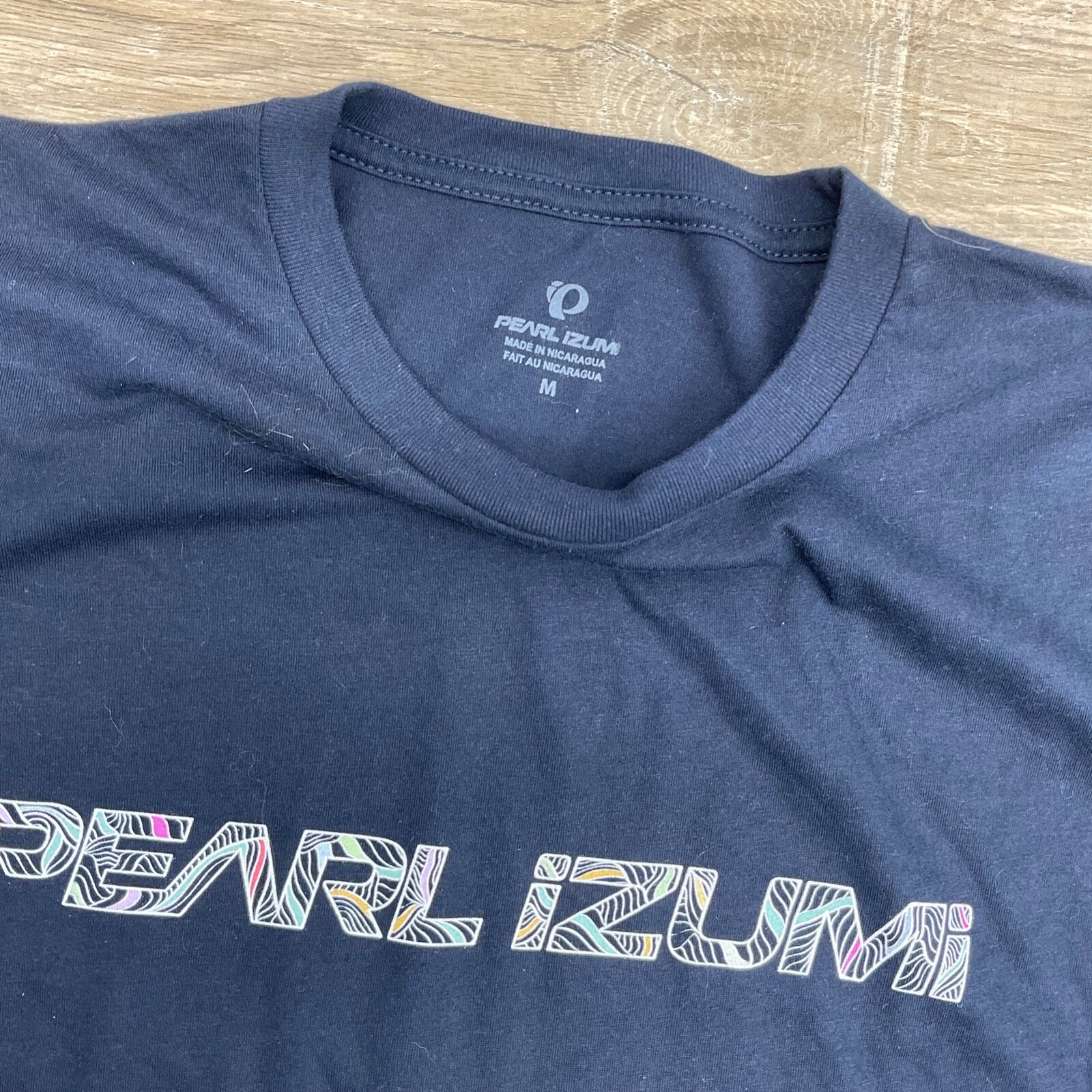 Pearl Izumi Graphic T Shirt Men's Size Medium in Blue NWOT V40 gallery