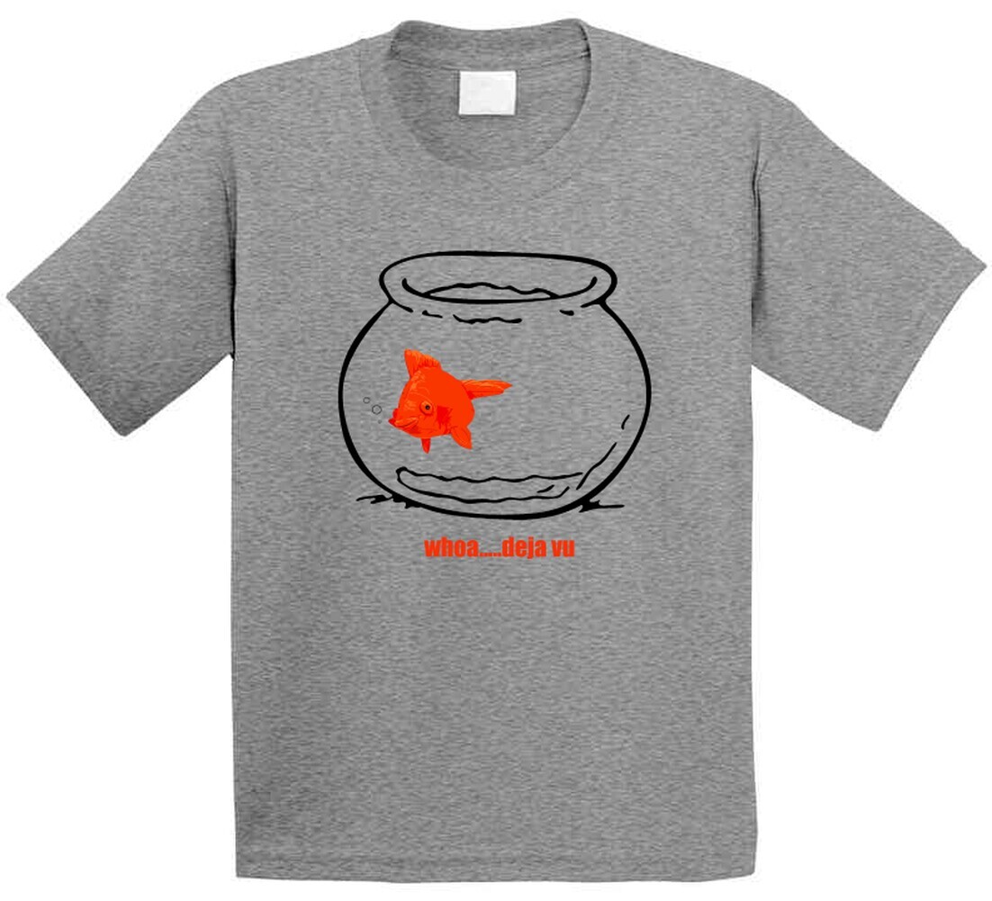 Goldfish Bowl Fish Funny T Shirt gallery