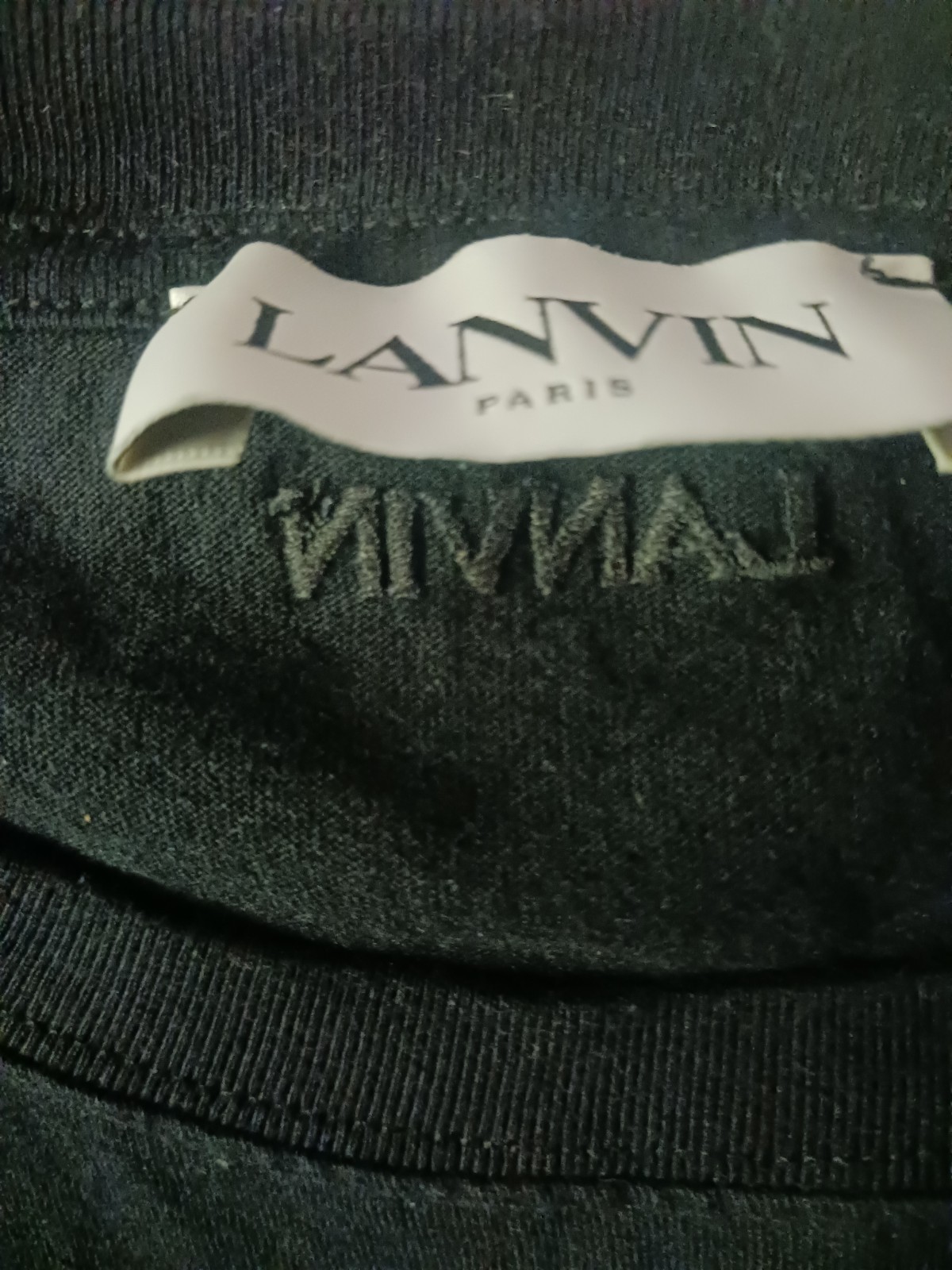 Lanvin t shirt Italy made, men 2XL retro design gallery