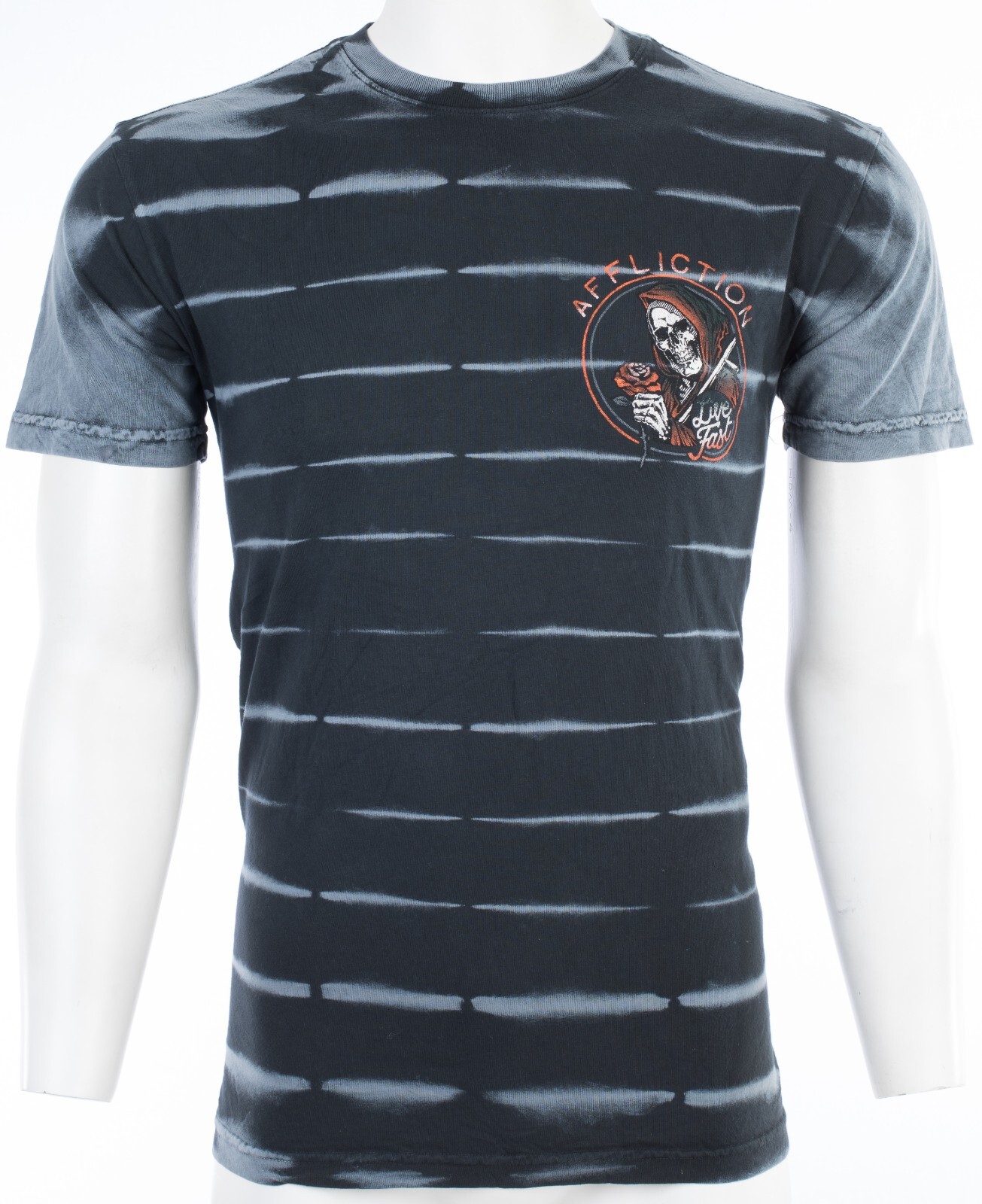 $58 AFFLICTION American Customs HELL RIDER Short Sleeve Slim Fit T-shirt NWT gallery
