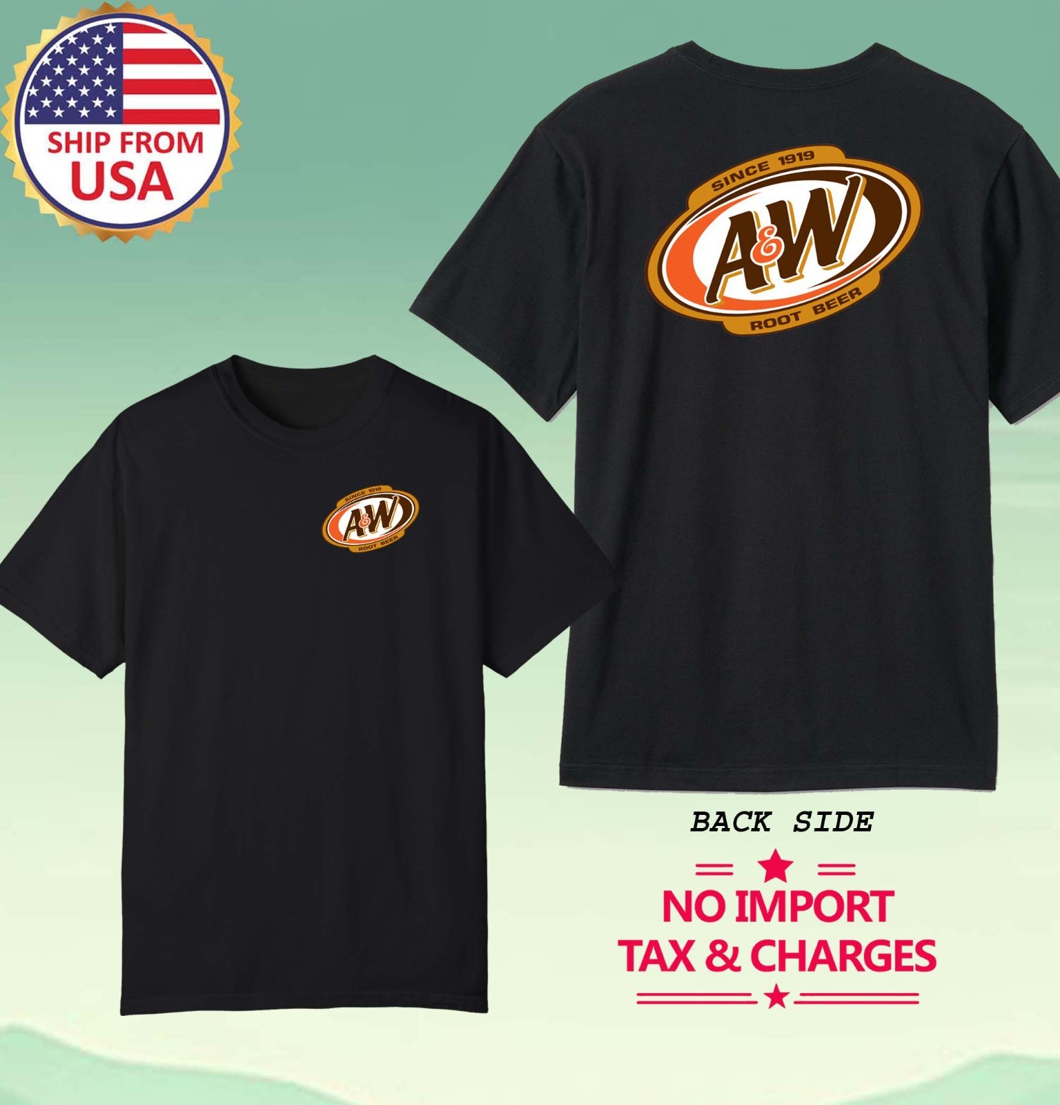 A&W Root Beer Men's Black Size S-5XL gallery