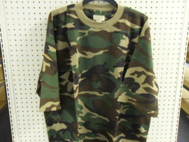Camouflage Camo SS T-Shirt Waffle Knit Big Mens TEE 4X WOODLAND Brand New n Pack gallery