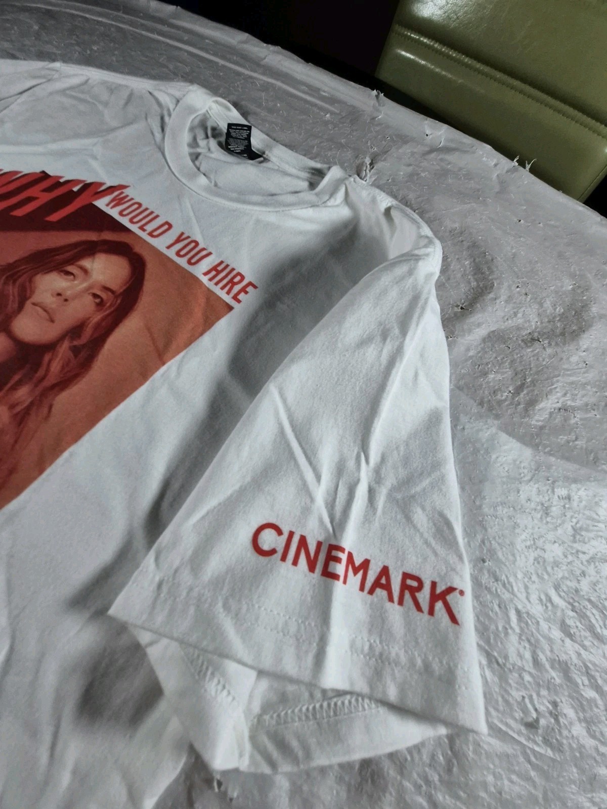 The Housemaid Sydney Sweeney Cinemark Movie Promo White TShirt Size Medium gallery