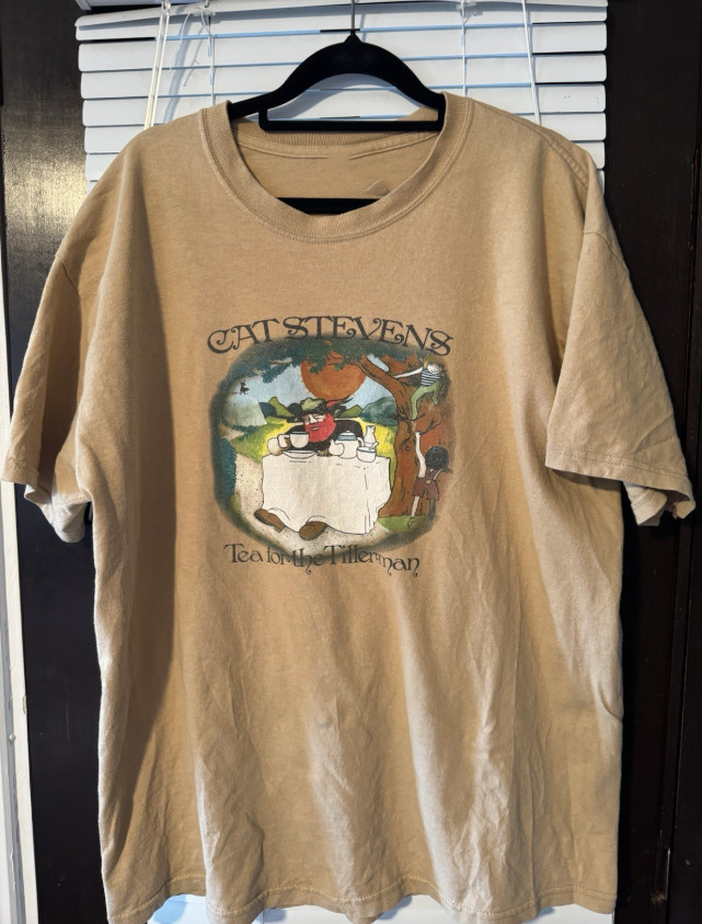 CAT STEVENS Tea For The Tillerman Sand T-Shirt 100% Cotton Unisex GE170