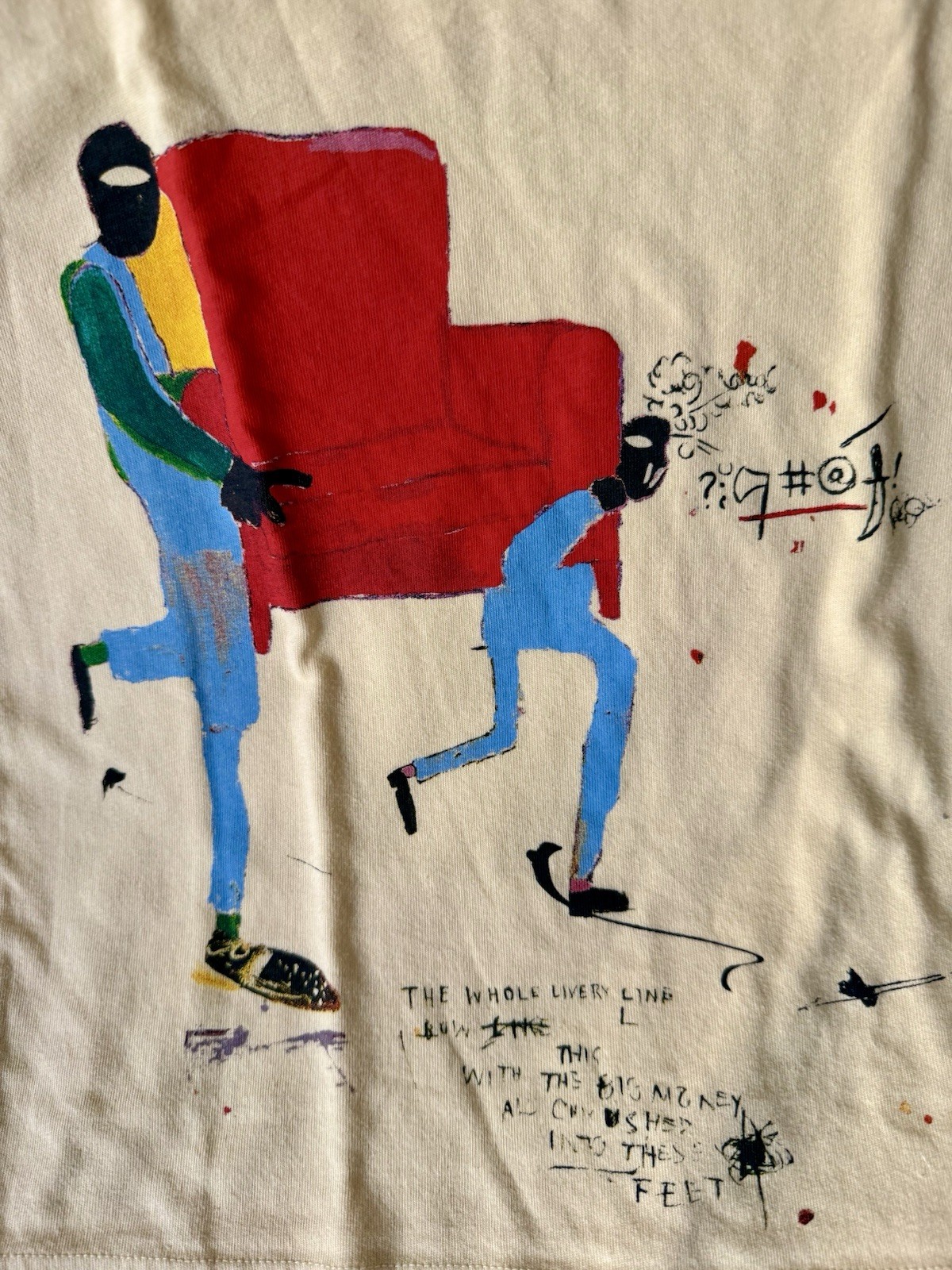 Jean-Michel Basquiat Men’s SS Yellow Tee Shirt Uniqlo SPRZ NY Large NEW With Tag gallery