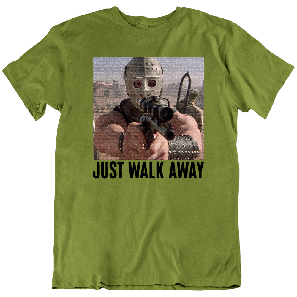 Just Walk Away Lord Humungus Mad Max Movie 80s Retro T Shirt Tee Shirts Gift New gallery