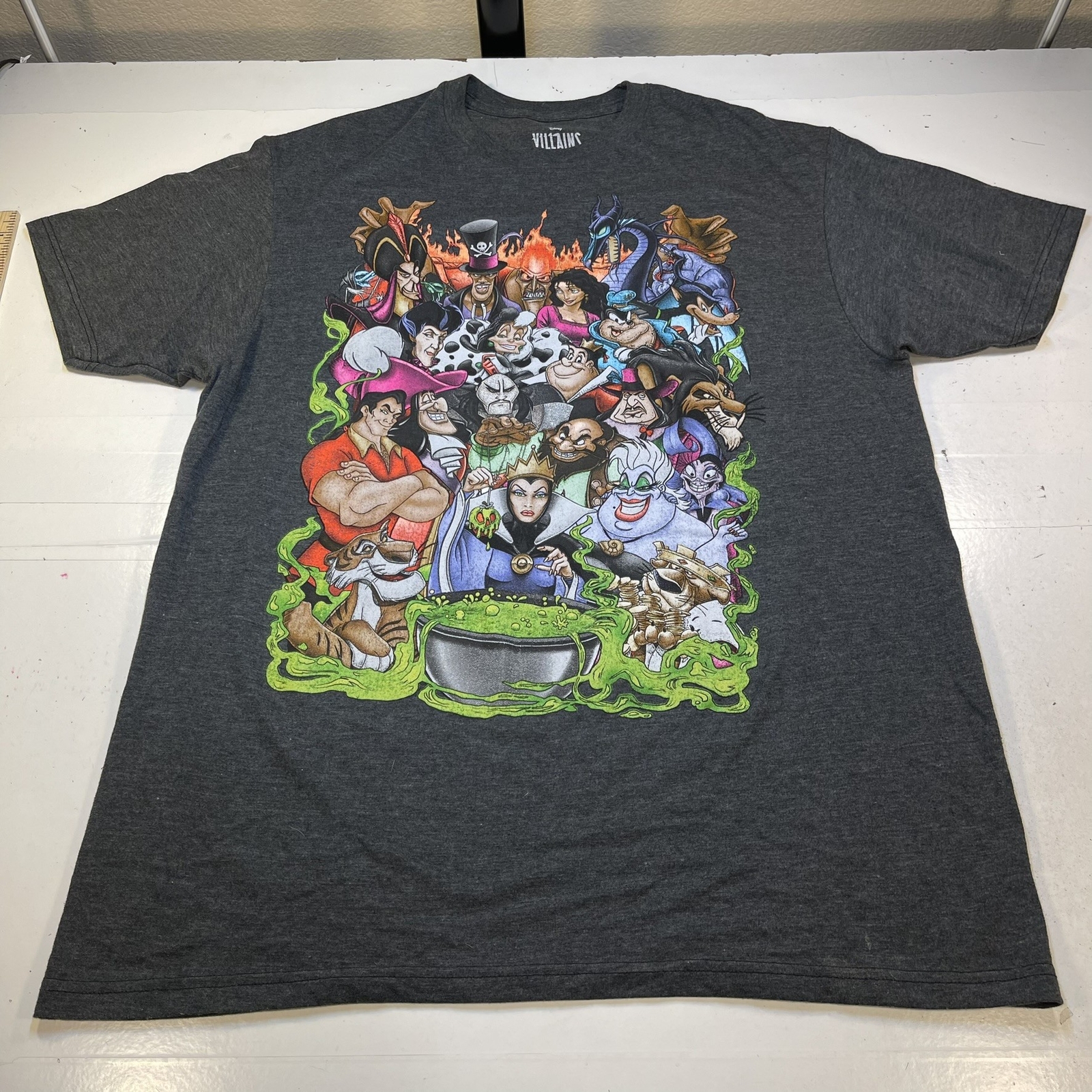 DISNEY DISNEYLAND VILLAINS VILLAIN EVIL QUEEN TEE T SHIER Mens XL Gray gallery