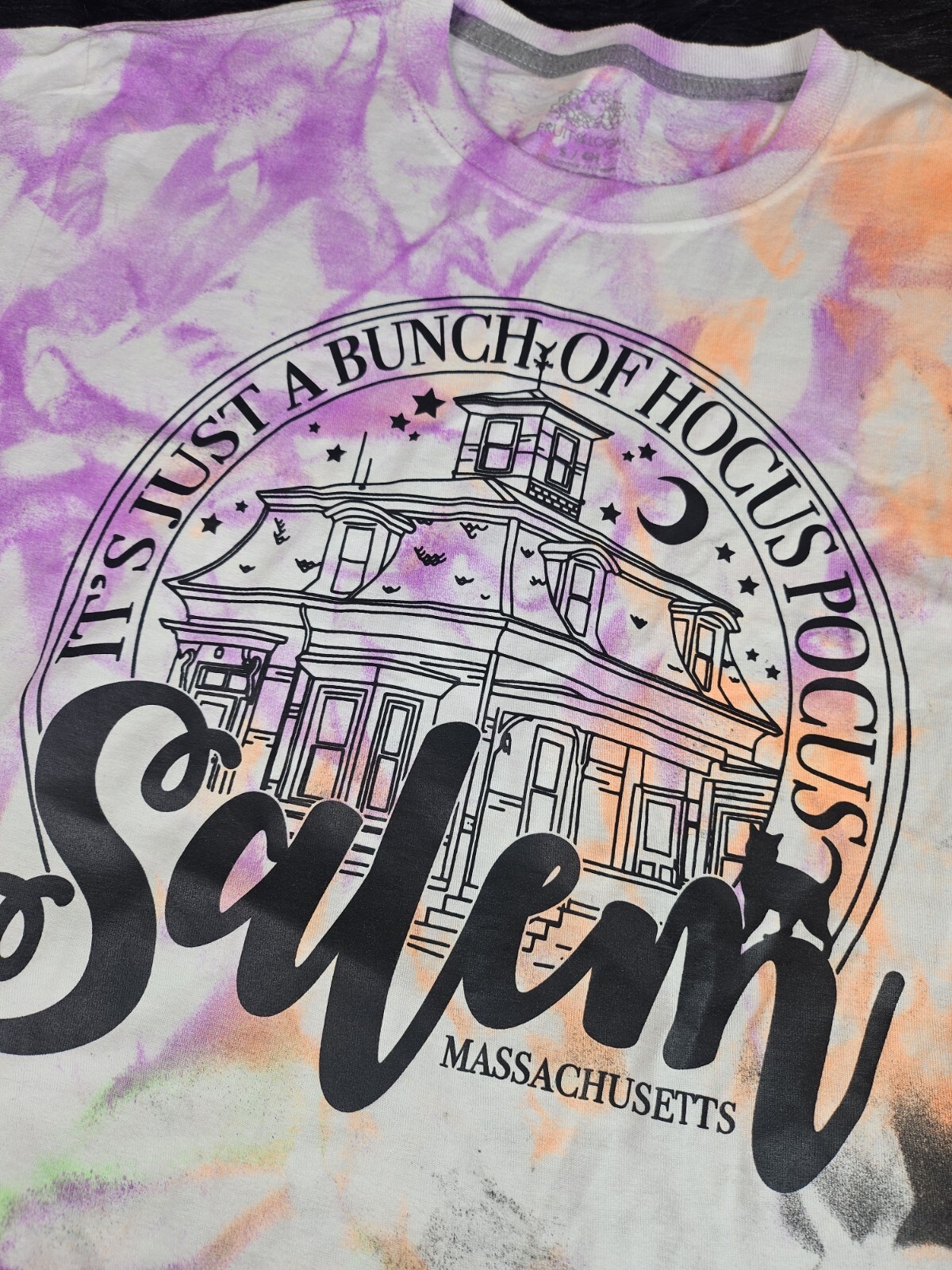 Hocus Pocus Shirts It's Just A Bunch Of Hocus Pocus Salem Massachusetts (S) Tye gallery