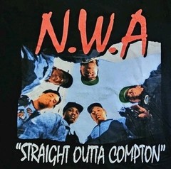N.W.A. Straight Outta Compton T Shirt Control LA Gangsta Rap Hip Hop Large