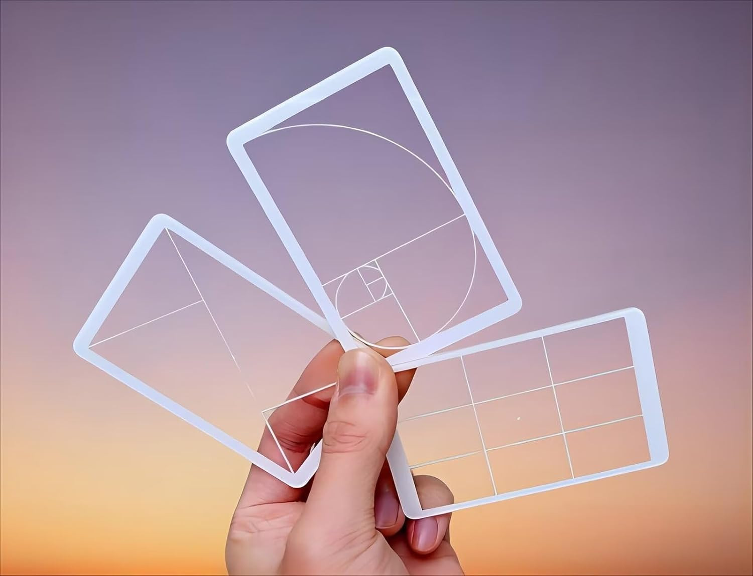 Golden Ratio, Fibonacci & Rule of Thirds Composition Tool Credit Card-Sized View