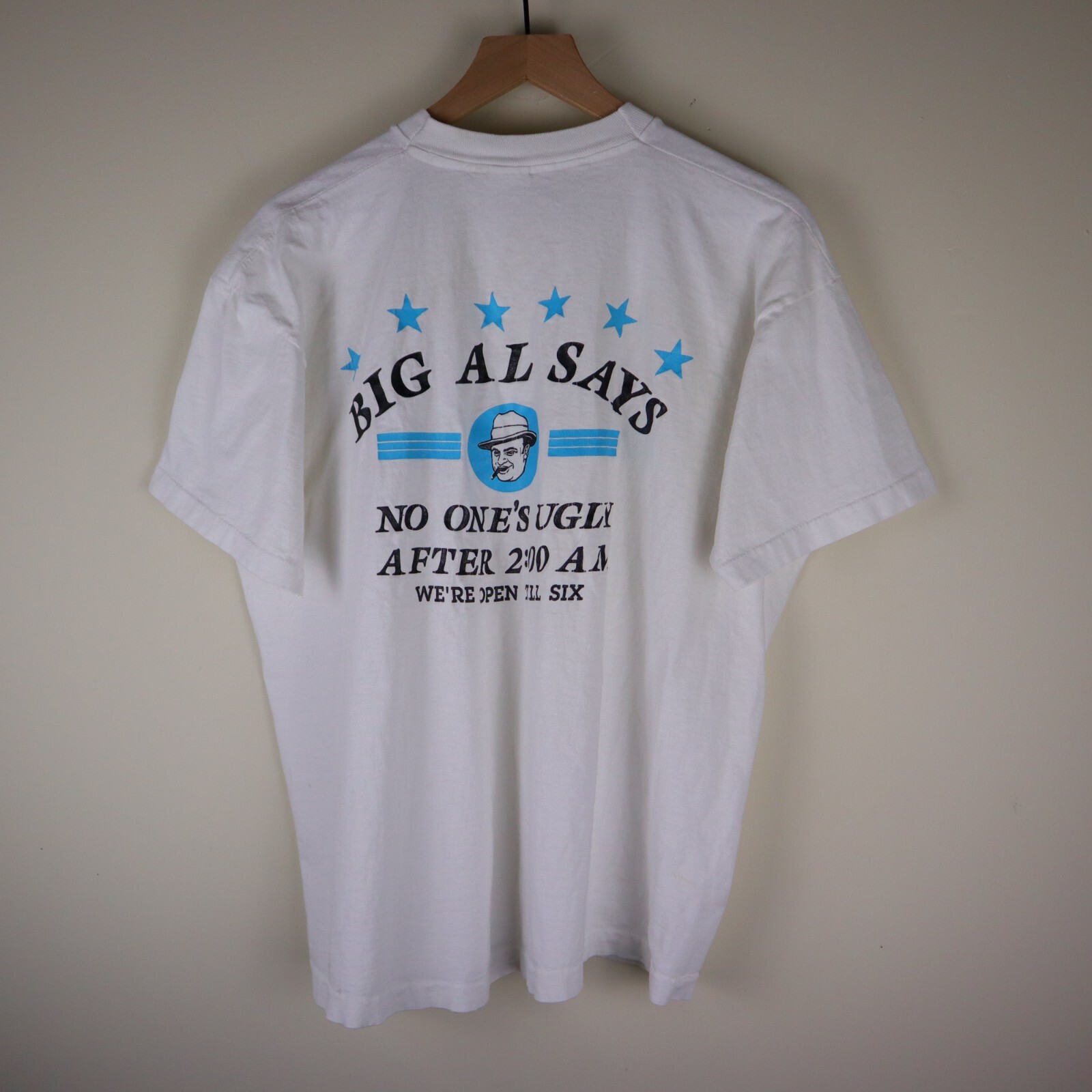 Vintage 90s Midnite Hour Lounge Cicero Illinois Al Capone Shirt Adult XL 23x26 gallery