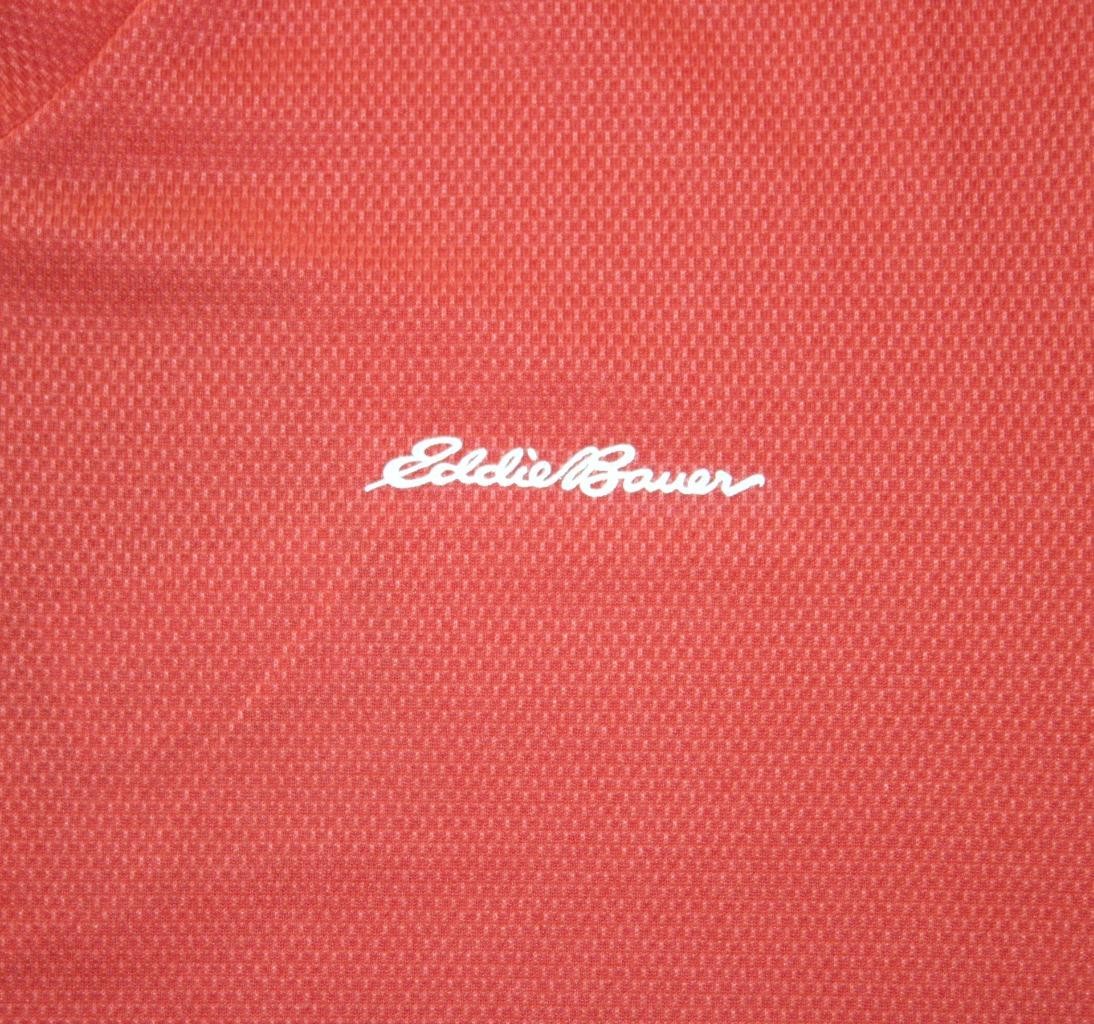 Eddie Bauer Mens M Motion Performance Tee T-Shirt Short Sleeve Stretch Orange$68 gallery