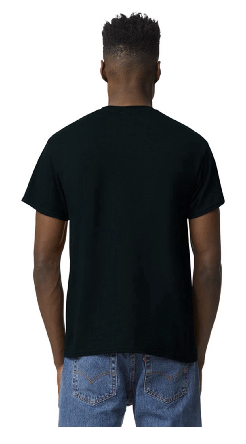 Adult G800 50/50 T-shirt - Black Size L (Unisex) gallery