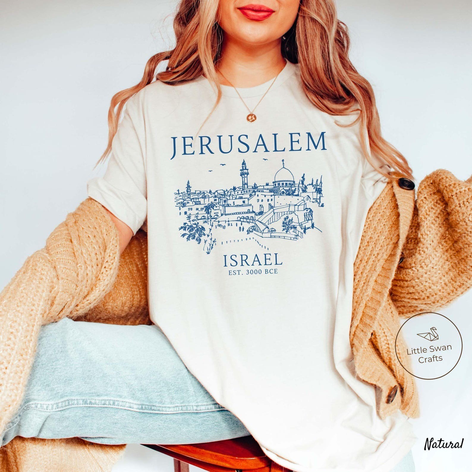 Jerusalem Shirt Travel Gift for Israel Trip Lovers Souvenir Tee gallery
