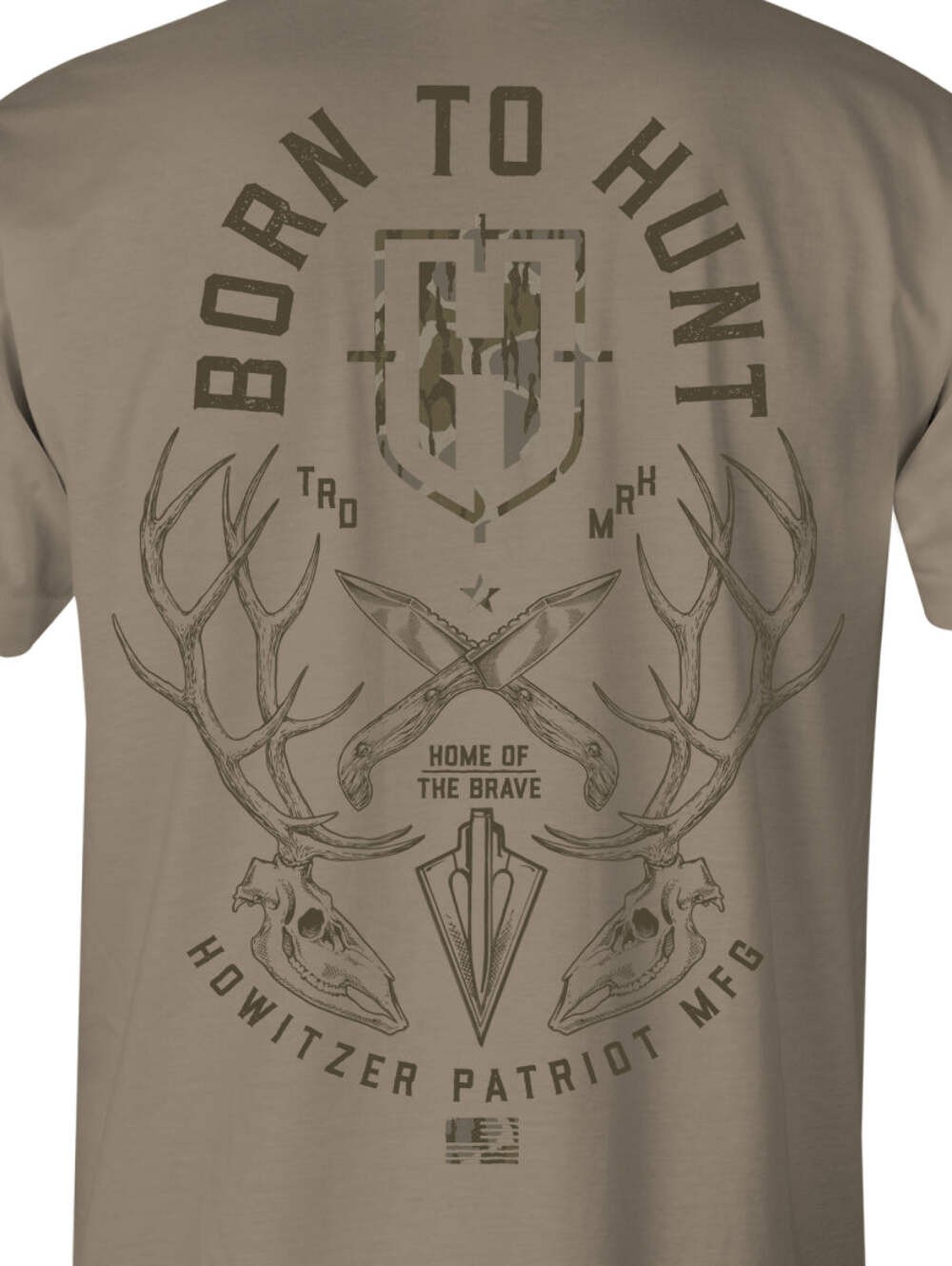 Howitzer Clothing Men's T-shirt Born To Hunt gallery