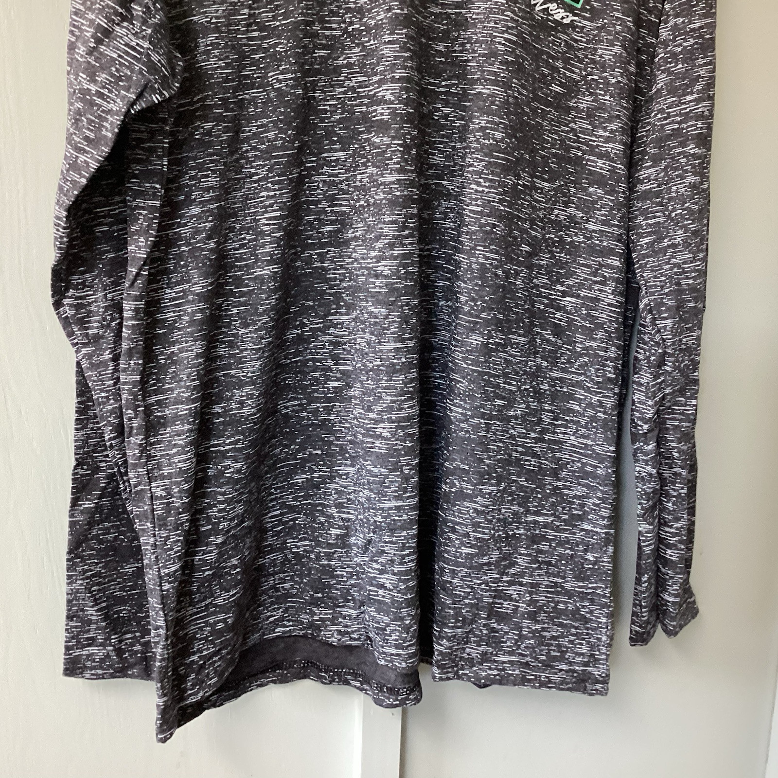 Fresh Laundry T Shirt Asian Signs Mens Size XL Tee Crewneck Speckled Gray NWOT gallery