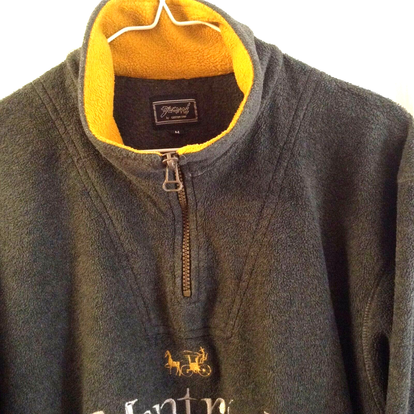 men pullover Montreal Canada 1/4 zip shirt jacket coat  WORN TWICE! M gallery