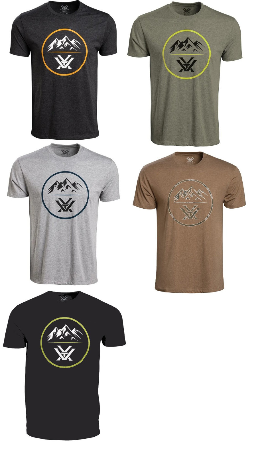 Vortex Optics Three Peaks Short Sleeve T-Shirt Mens M/L/XL/2X/3X gallery