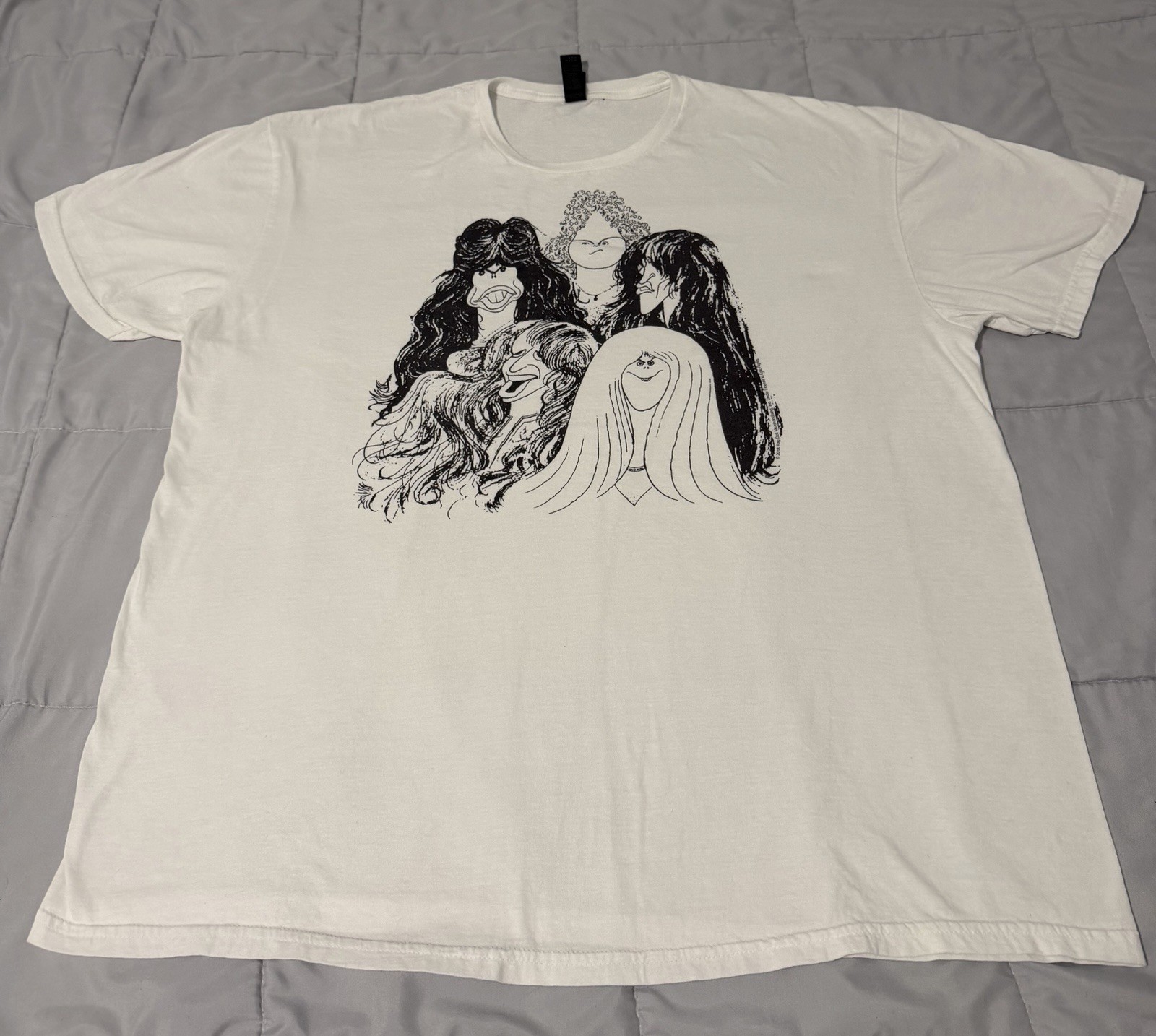Draw The Line Album Cover Aerosmith T-shirt American band 1970 Steven Tyler