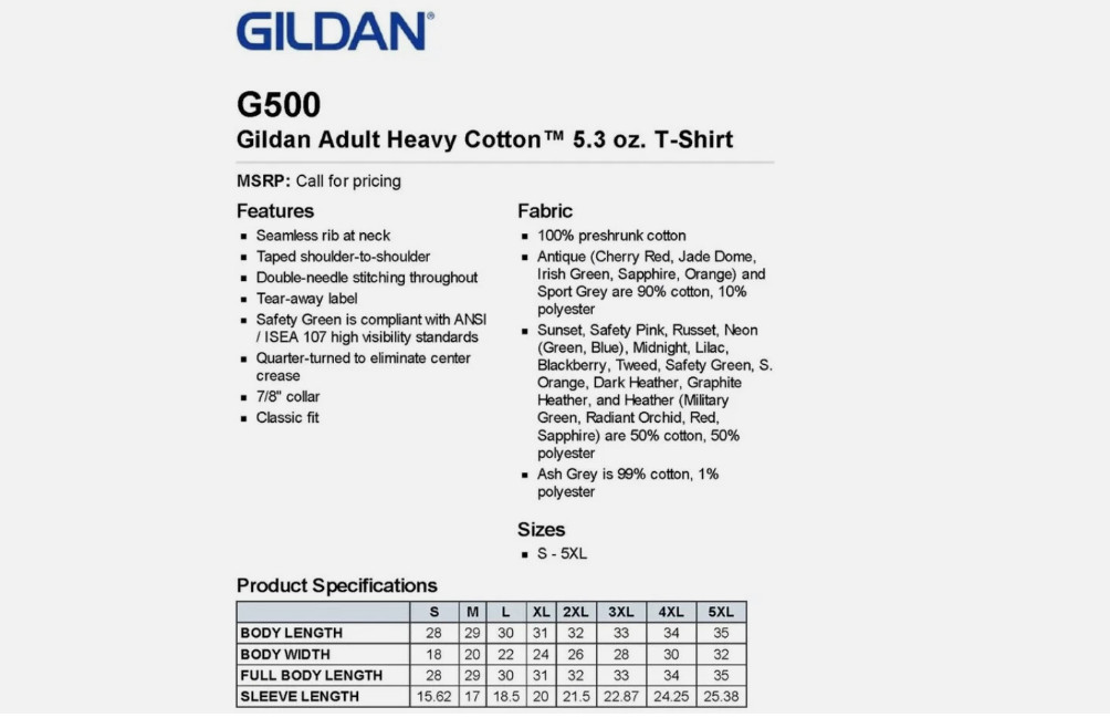 4 Gildan Men G5000 Premium Short Sleeve Heavy Cotton Plain Blank Casual T-Shirt gallery