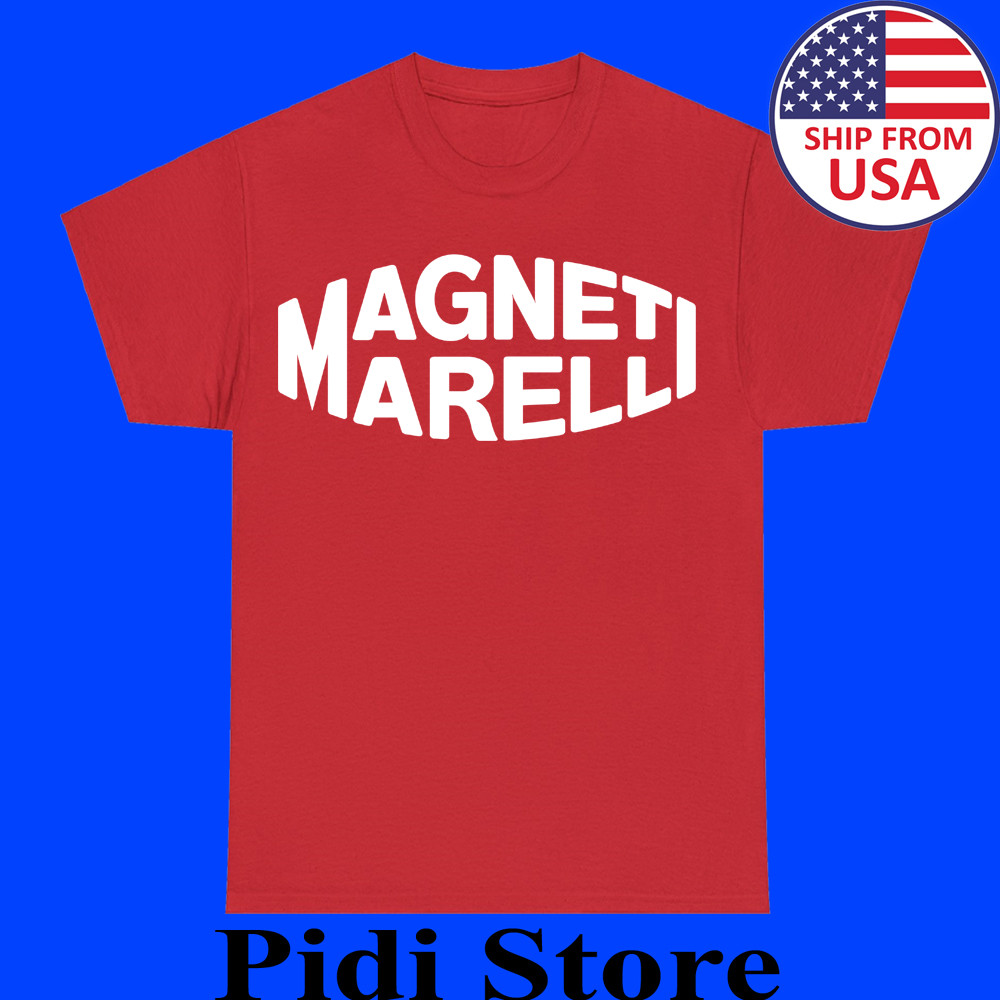 Magneti Marelli Men’s Red T-Shirt Size S to 3XL
