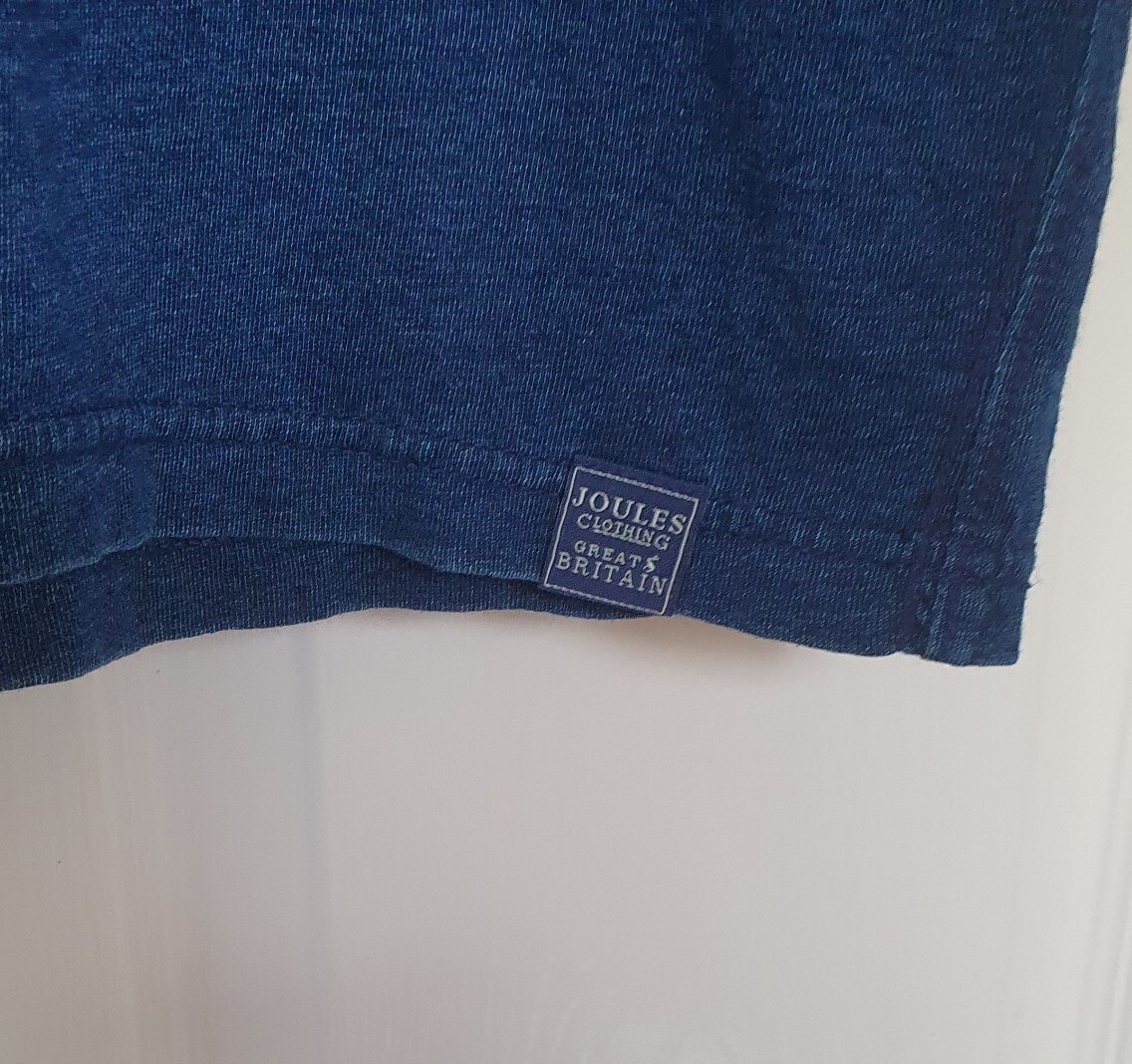 Joules Moreston T Shirt Top Men's Blue Size Medium Short Sleeves Cotton gallery
