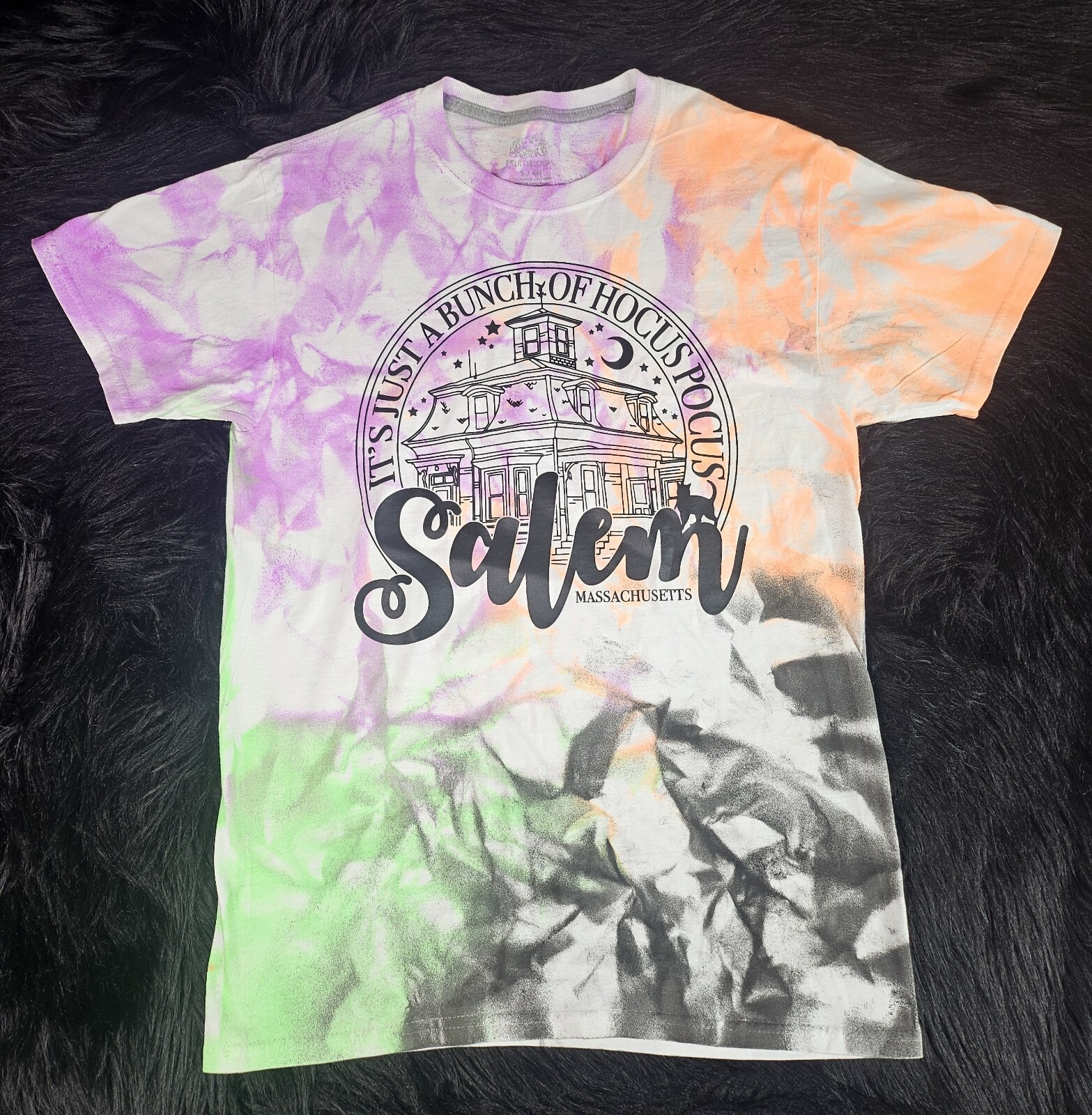 Hocus Pocus Shirts It's Just A Bunch Of Hocus Pocus Salem Massachusetts (S) Tye gallery
