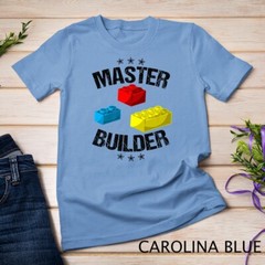 Cool Master Builder Funny Building Blocks Gift Men Women Premium Unisex T-shirt