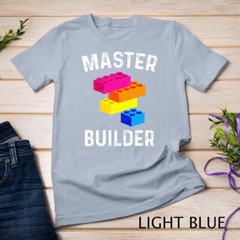 Master Builder – Building Blocks Bricks – Toys Lover T-Shirt Unisex T-shirt