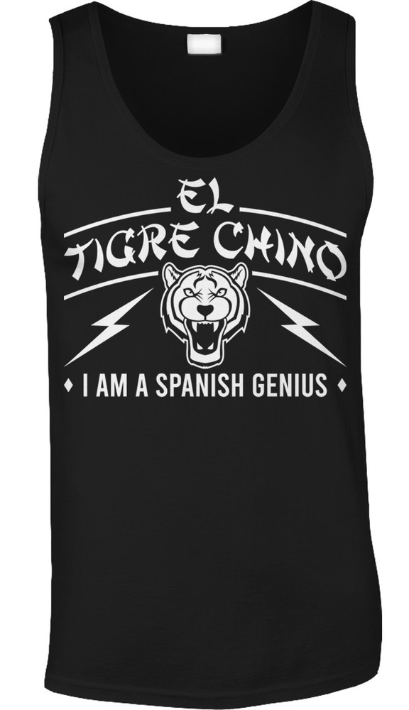 Tigre Chino Spanish Genius Community Comedy TV Greendale Parody Funny Mens Tank