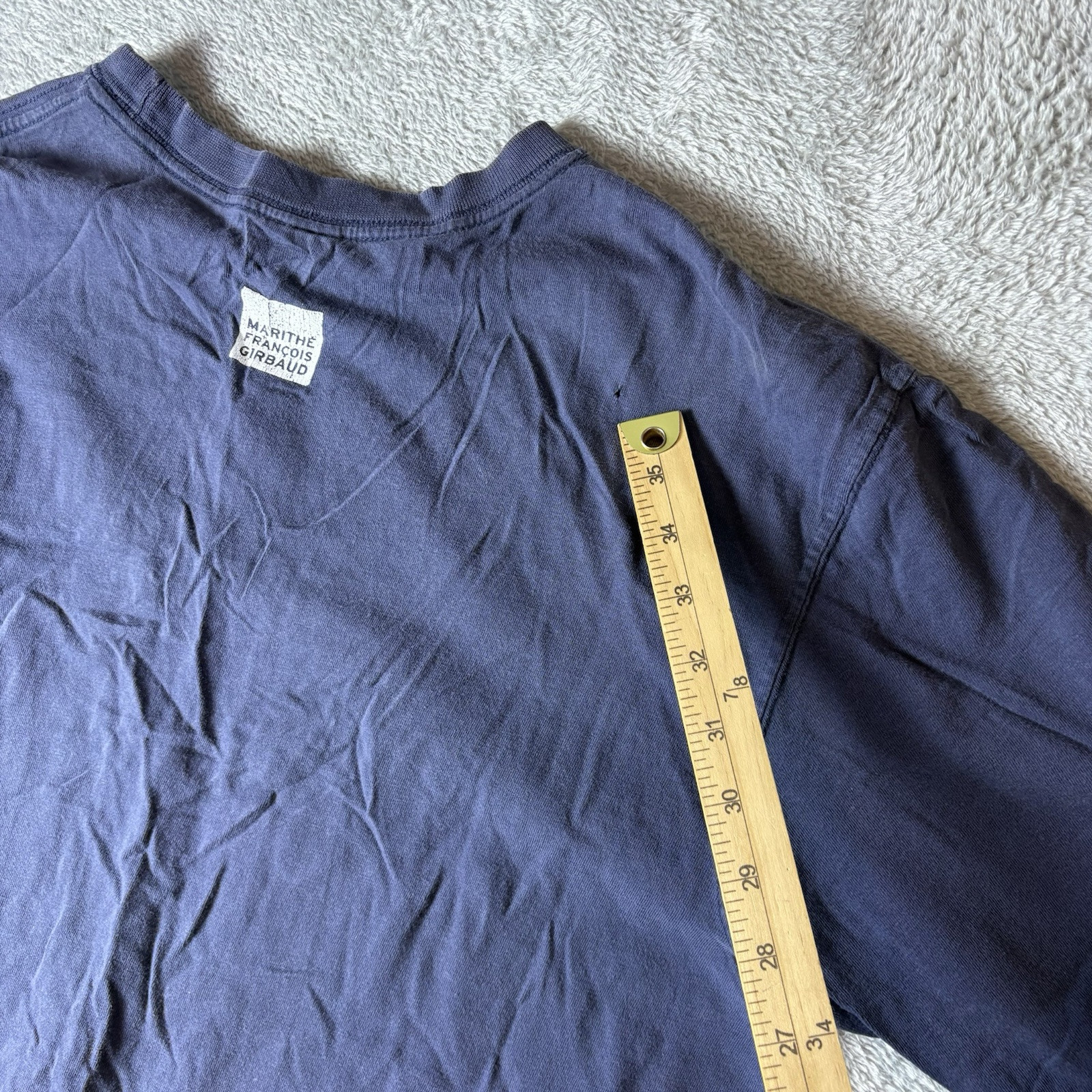 Marithe Francois Girbaud Spell Out T-Shirt Large VTG Y2K Streetwear Hip Hop gallery
