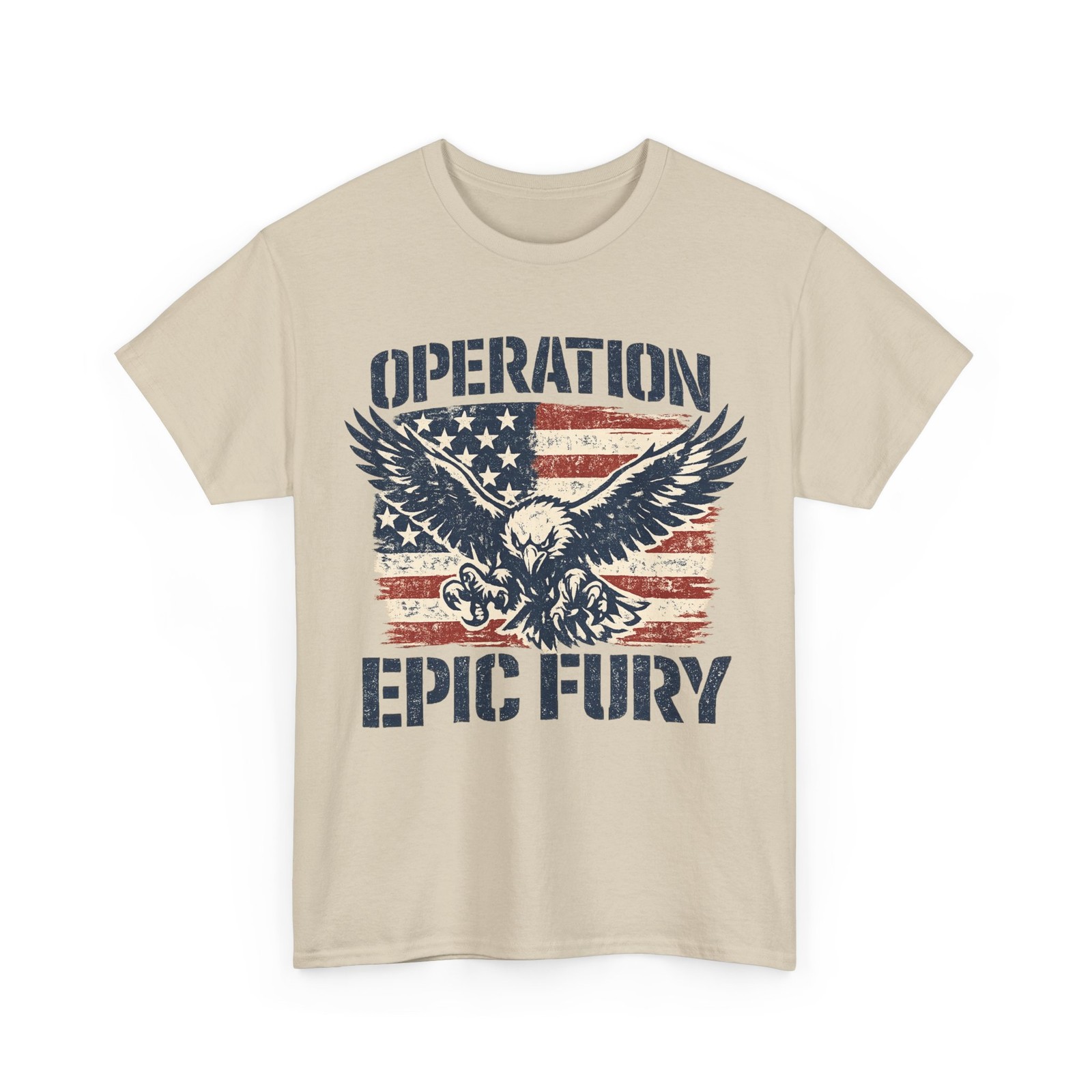 Operation Epic Fury American Flag Eagle T-Shirt