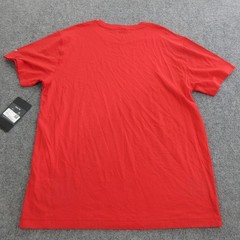Fabletics Shirt Mens Large Red Short Sleeve Crewneck Stretch Top 24-7 Tee